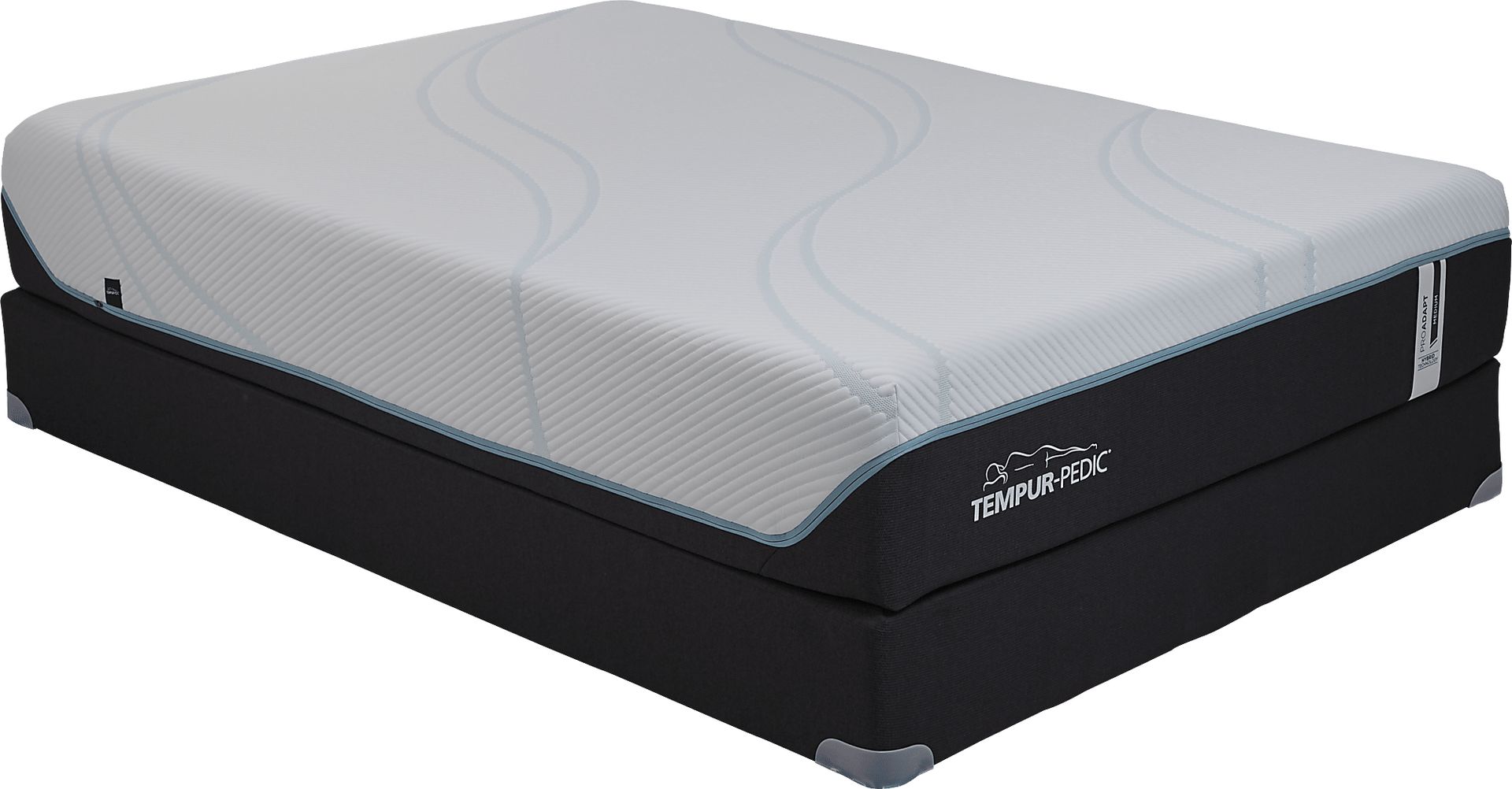 Tempur-ProAdapt Medium Hybrid High Profile Queen Mattress Set - Image 1