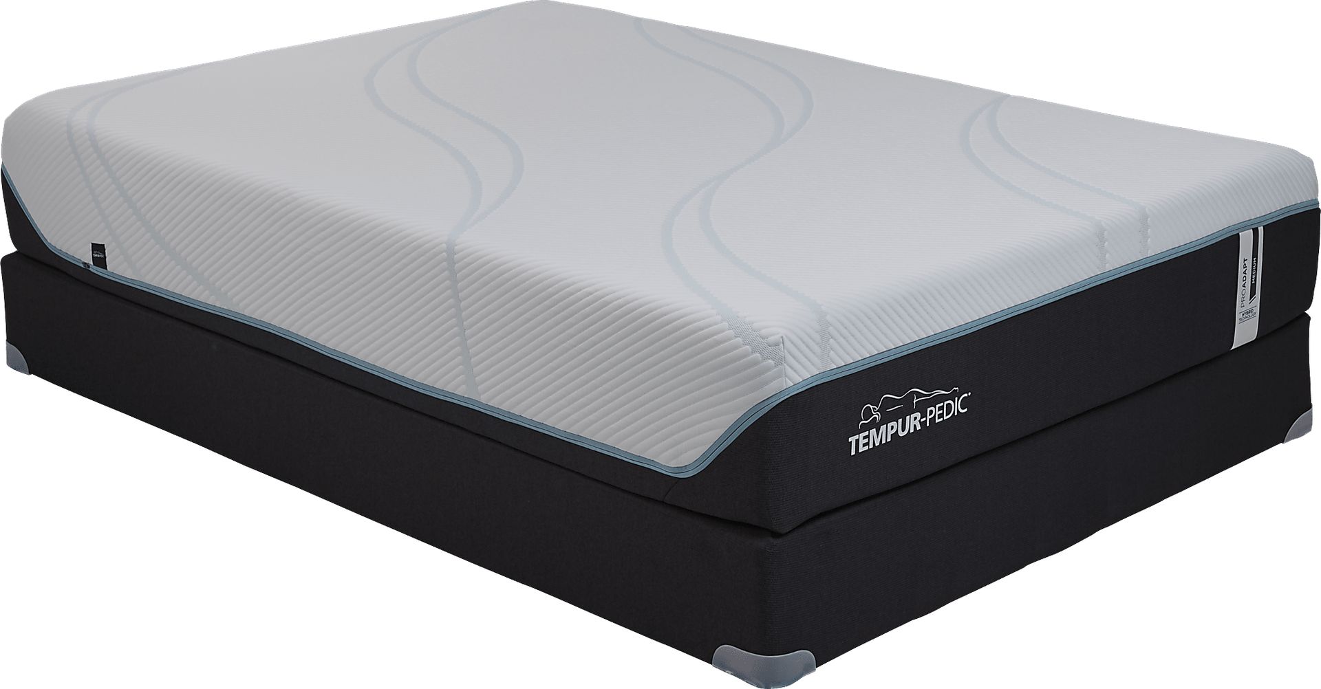 Tempur-ProAdapt Medium Hybrid Low Profile King Mattress Set - Image 1