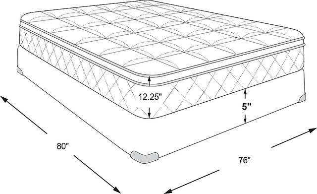 Dimension Image. Please refer to the Dimension Tab on this page for dimension details.