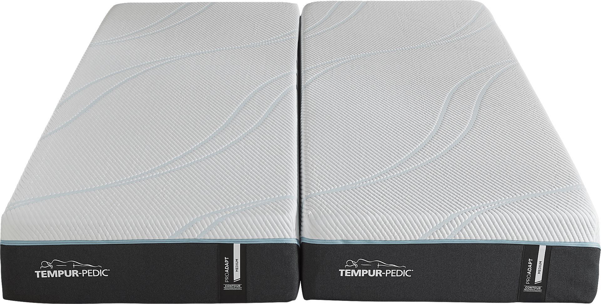 Tempur-ProAdapt Medium Split California King Mattresses - Image 2