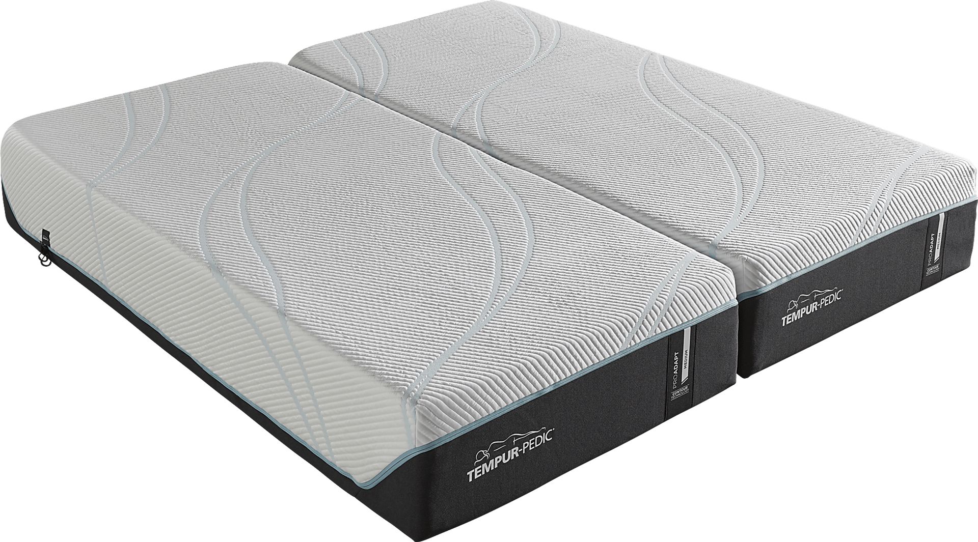 Tempur-ProAdapt Medium Split California King Mattresses - Image 1