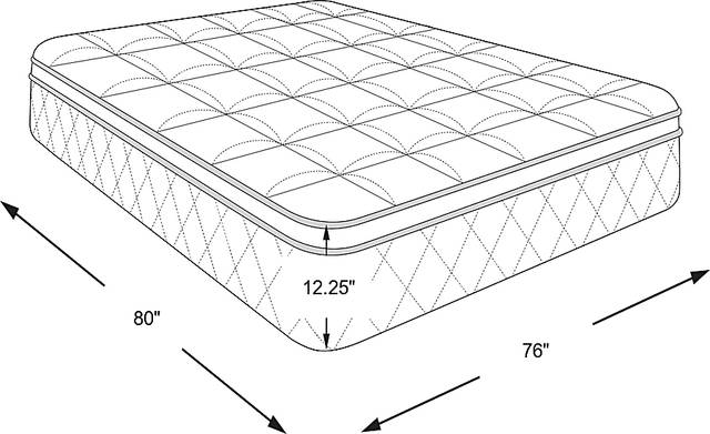 Dimension Image. Please refer to the Dimension Tab on this page for dimension details.