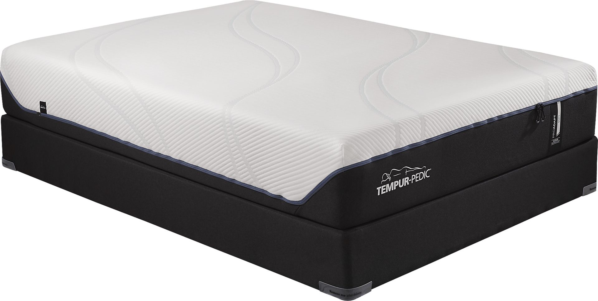 Tempur-ProAdapt Soft Low Profile King Mattress Set - Image 1