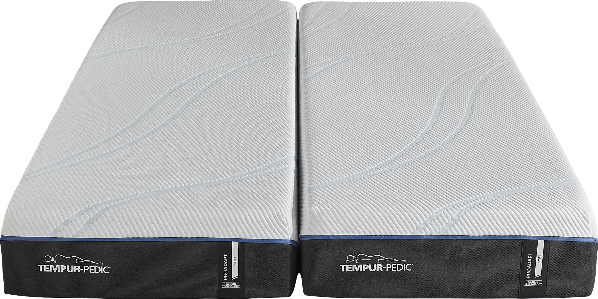 Tempur-ProAdapt Soft Split California King Mattresses - Image 2