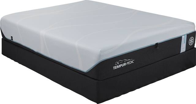 Tempur-ProBreeze Medium Hybrid Low Profile King Mattress Set - Thumbnail - Image 1