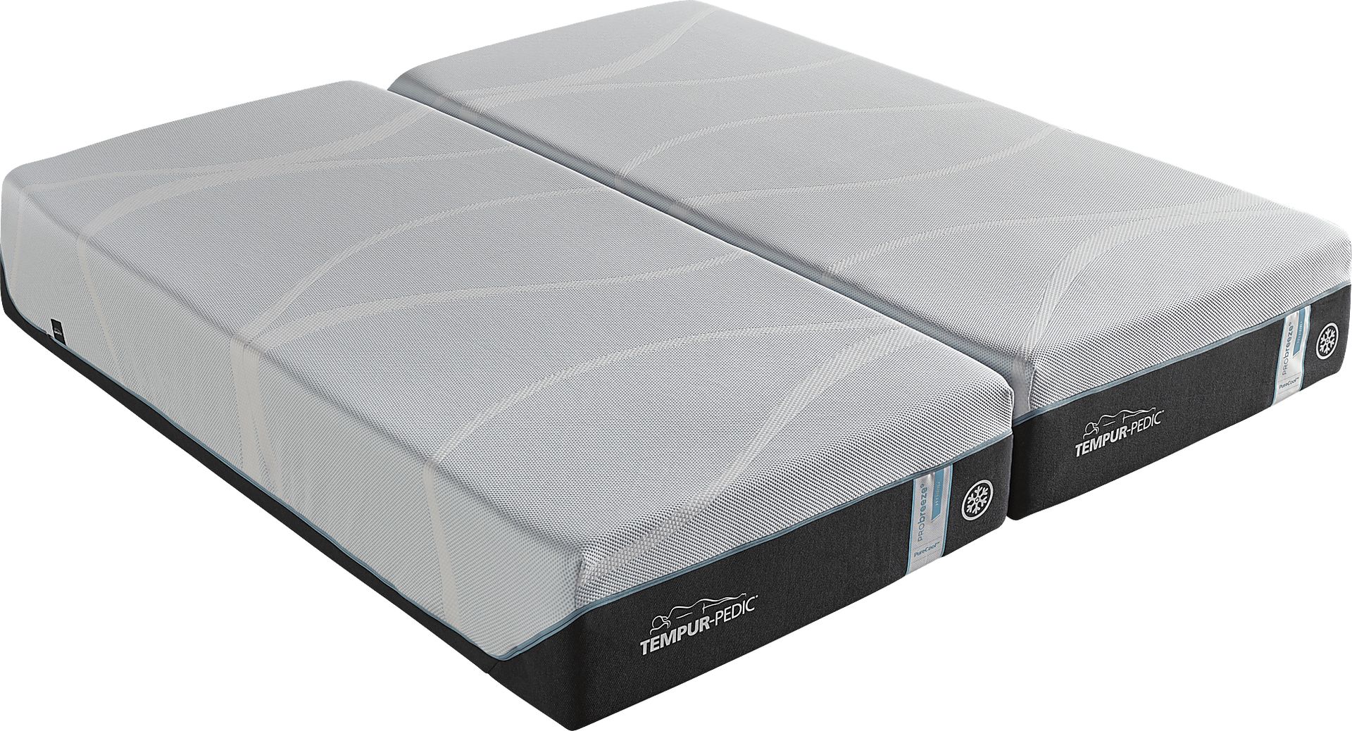 Tempur-ProBreeze Medium Hybrid Split California King Mattresses - Image 1