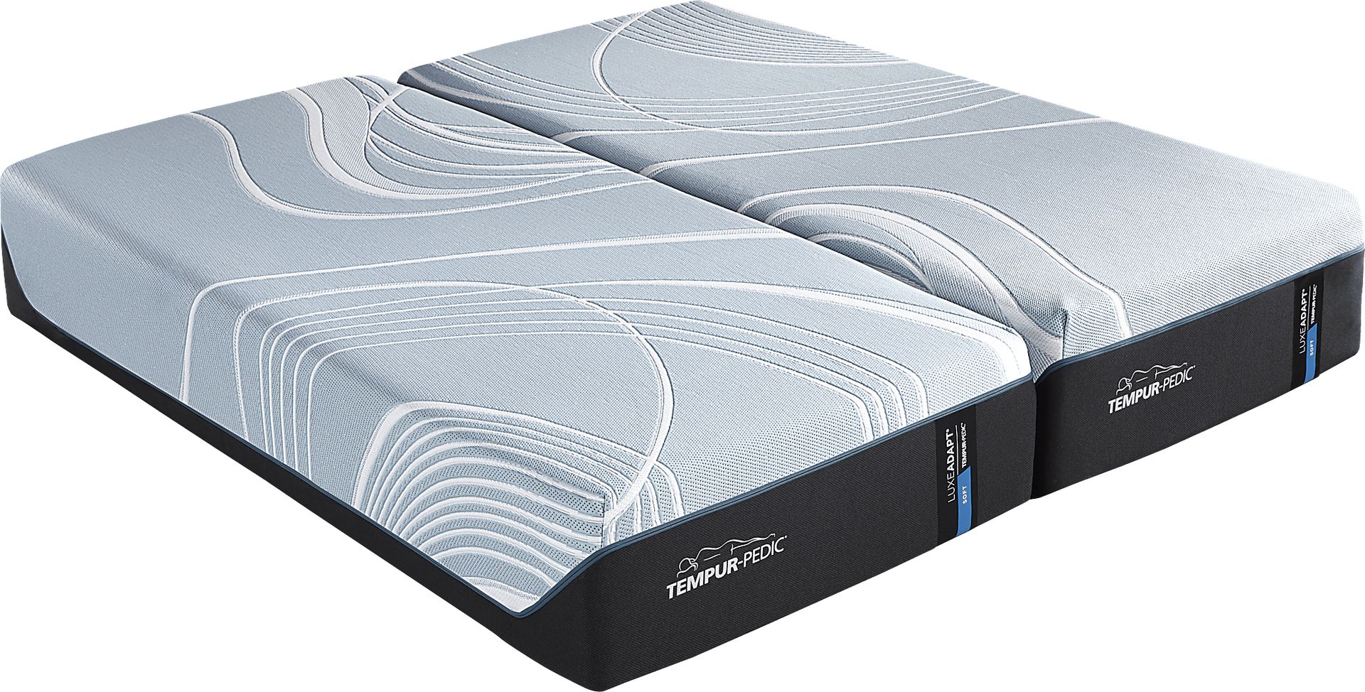 Tempur-Pedic LuxeAdapt 2.0 Soft Split King Mattress Pair - Image 1