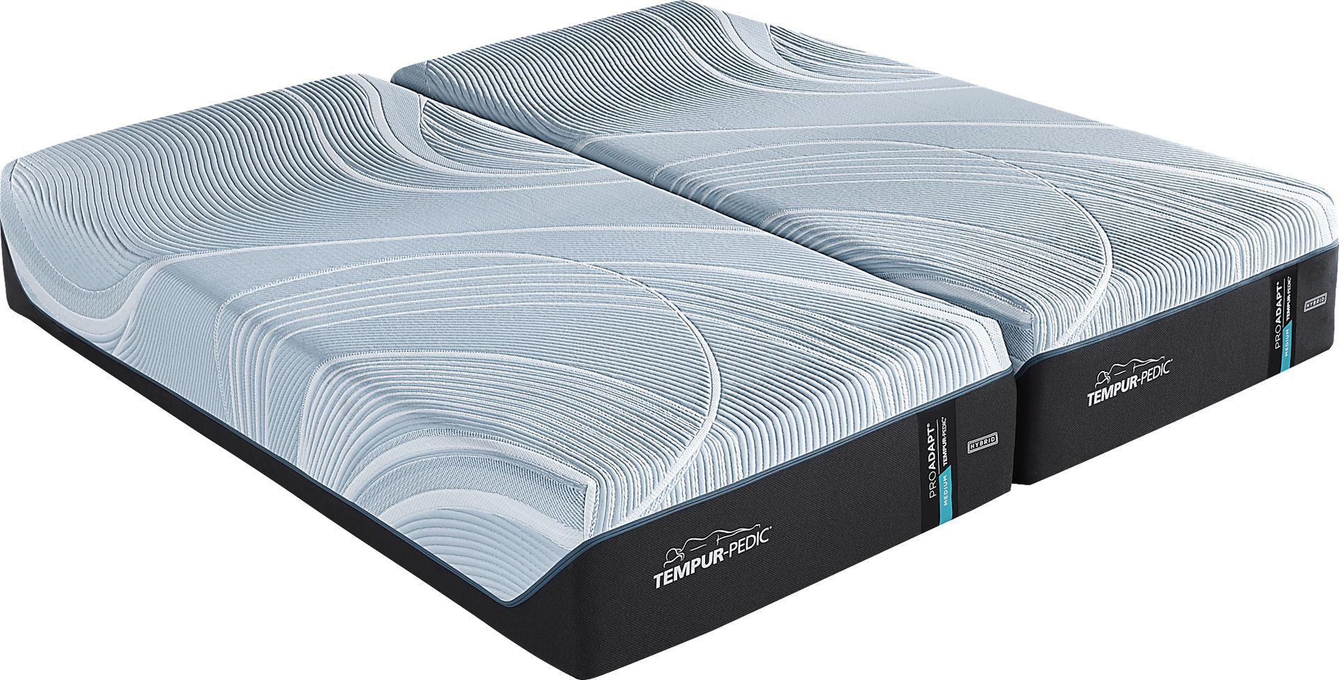 Tempur-Pedic ProAdapt Medium Hybrid Split King Mattress Pair