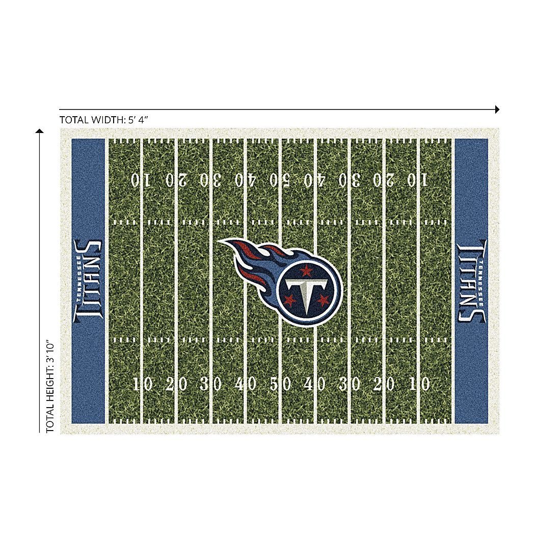 Tennessee Titans Green 4' x 6' Rug - Thumbnail 3