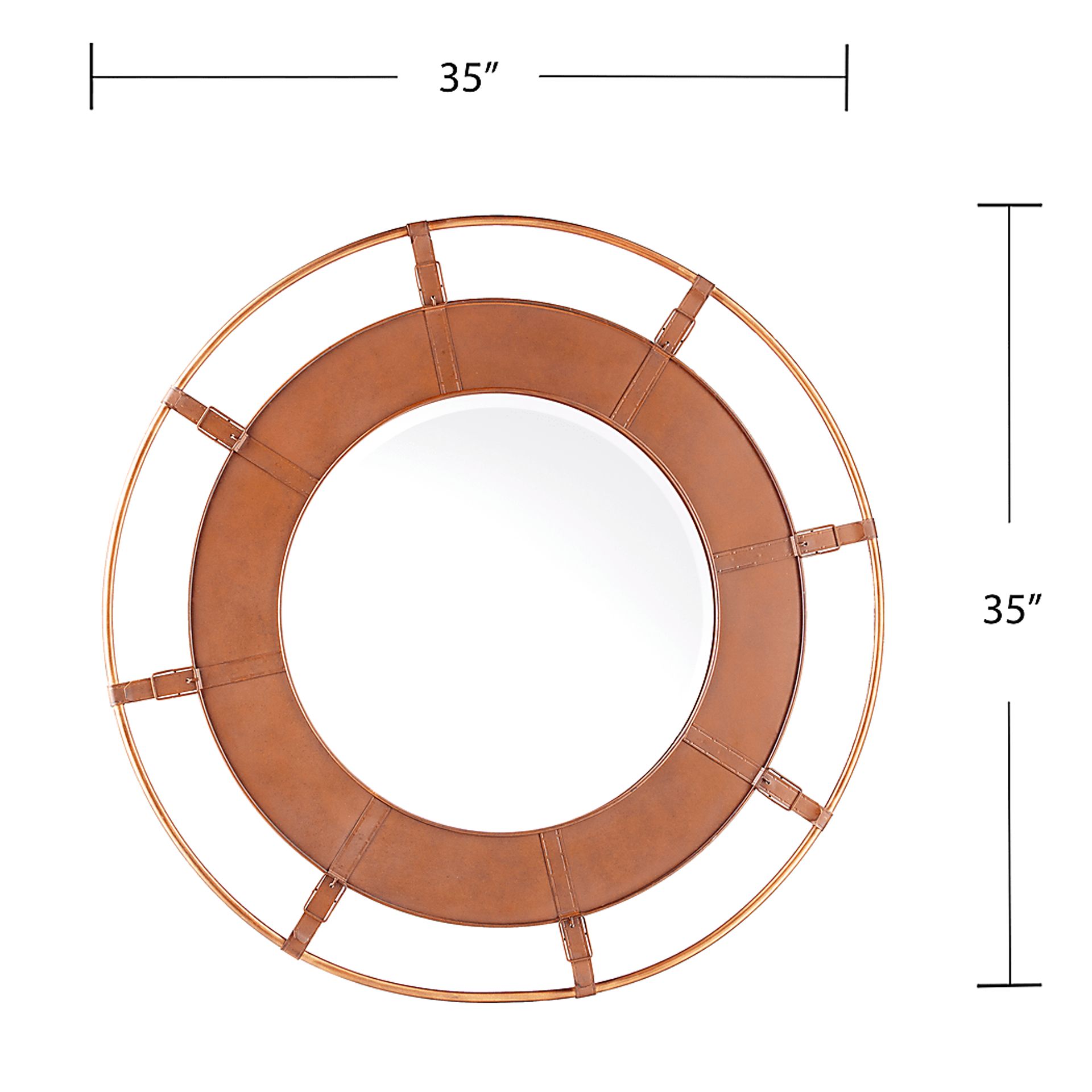 Tennington Bronze Mirror - Image 5