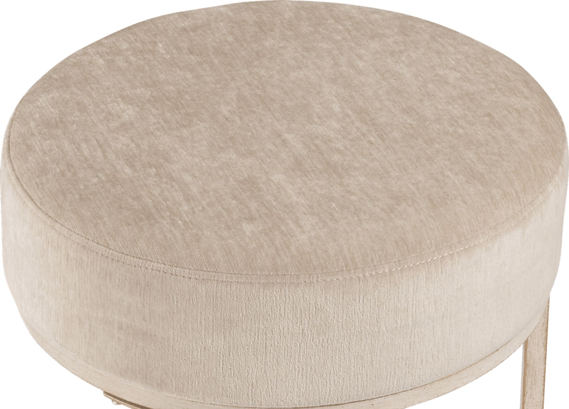 Tennyson White Vanity Stool - Image 5