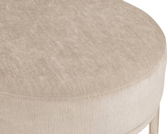 Tennyson White Vanity Stool - Thumbnail - Image 6