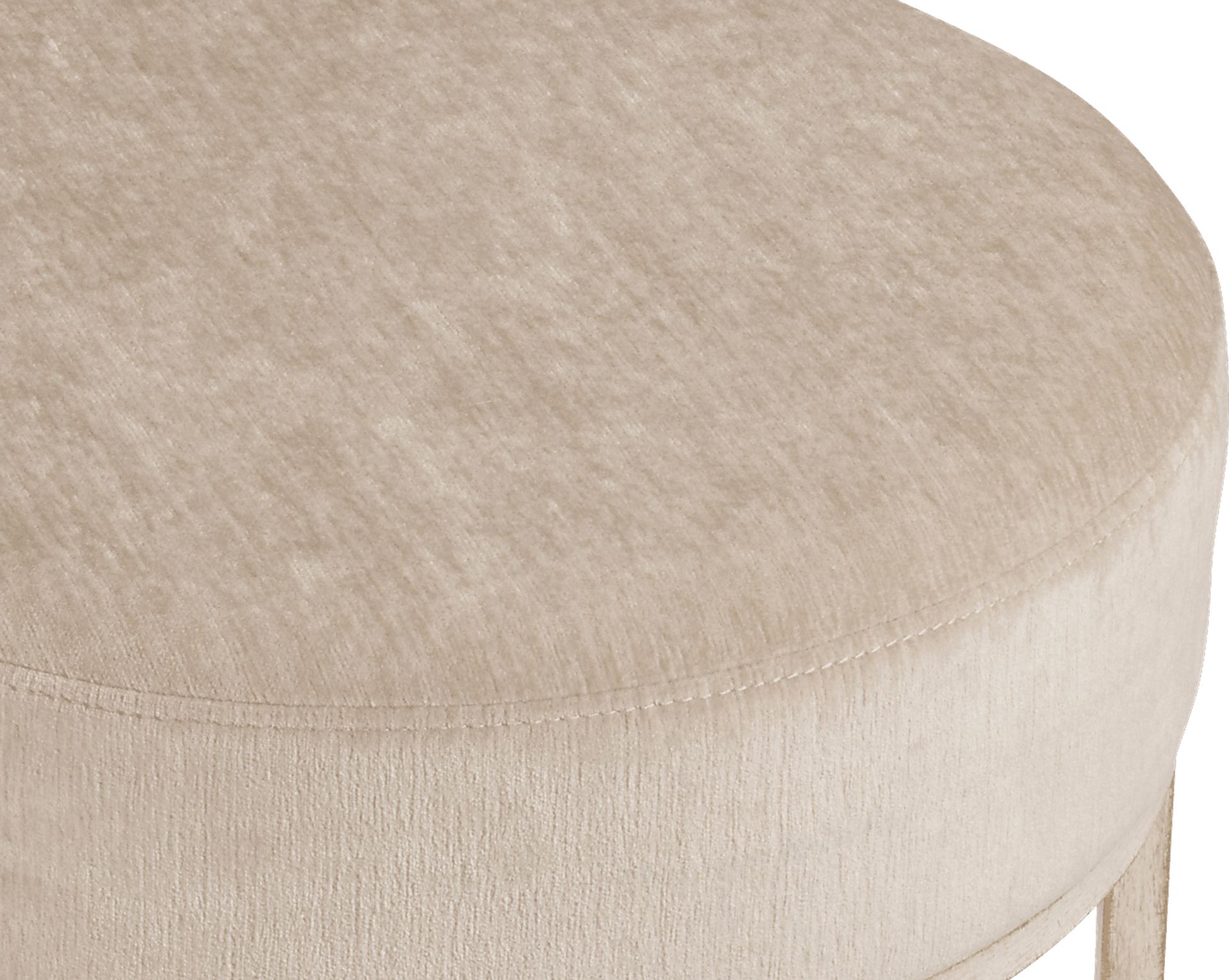 Tennyson White Vanity Stool - Image 6