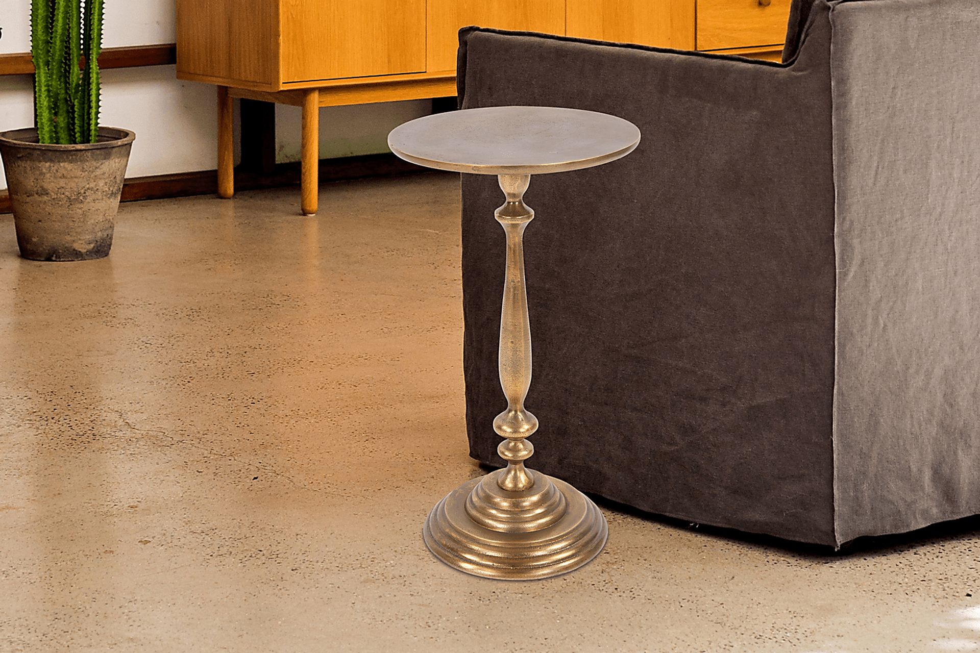 Tenter Bronze Accent Table - Image 4