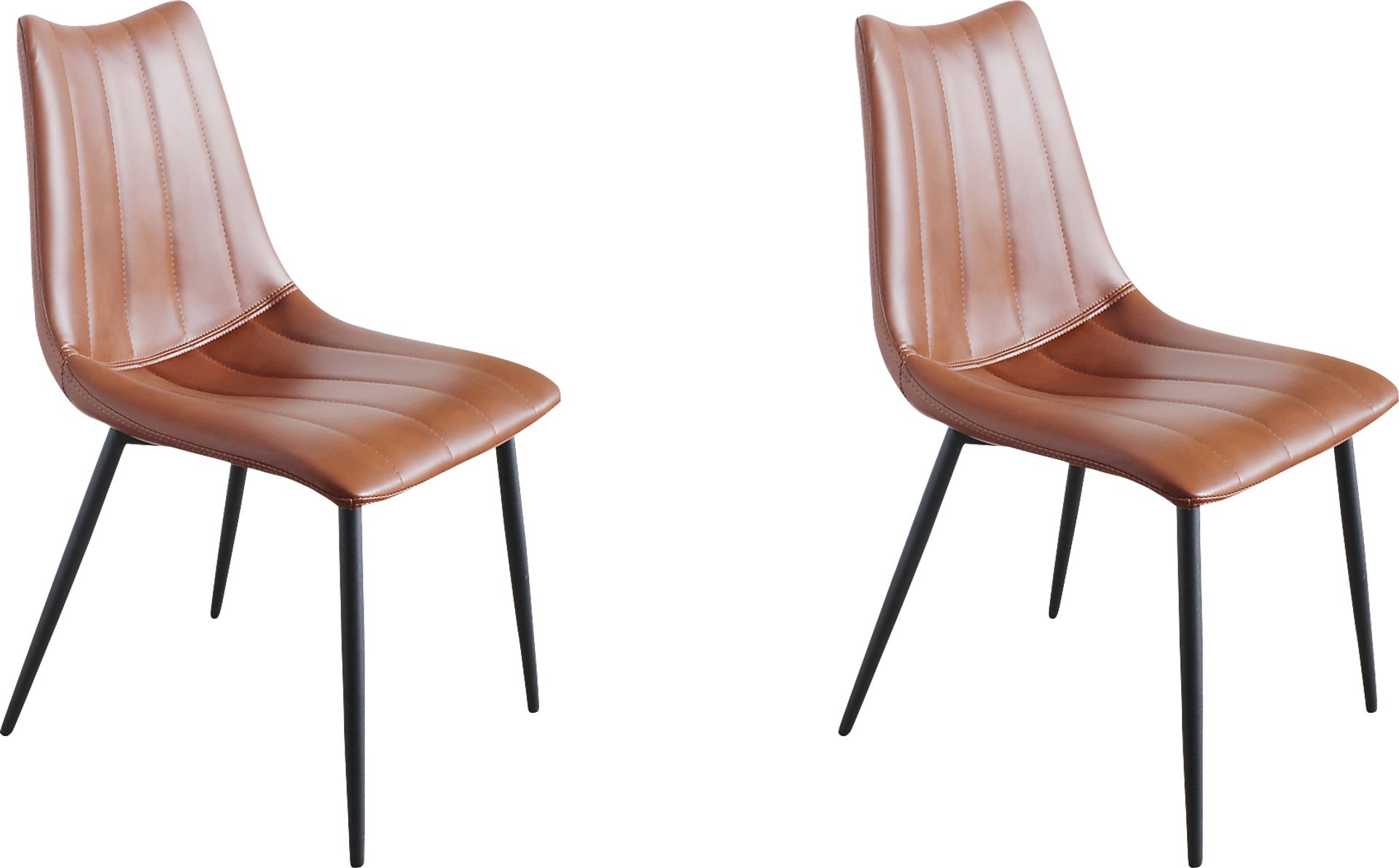 Tenton Brown Side Chair, Set of 2 - Image 1
