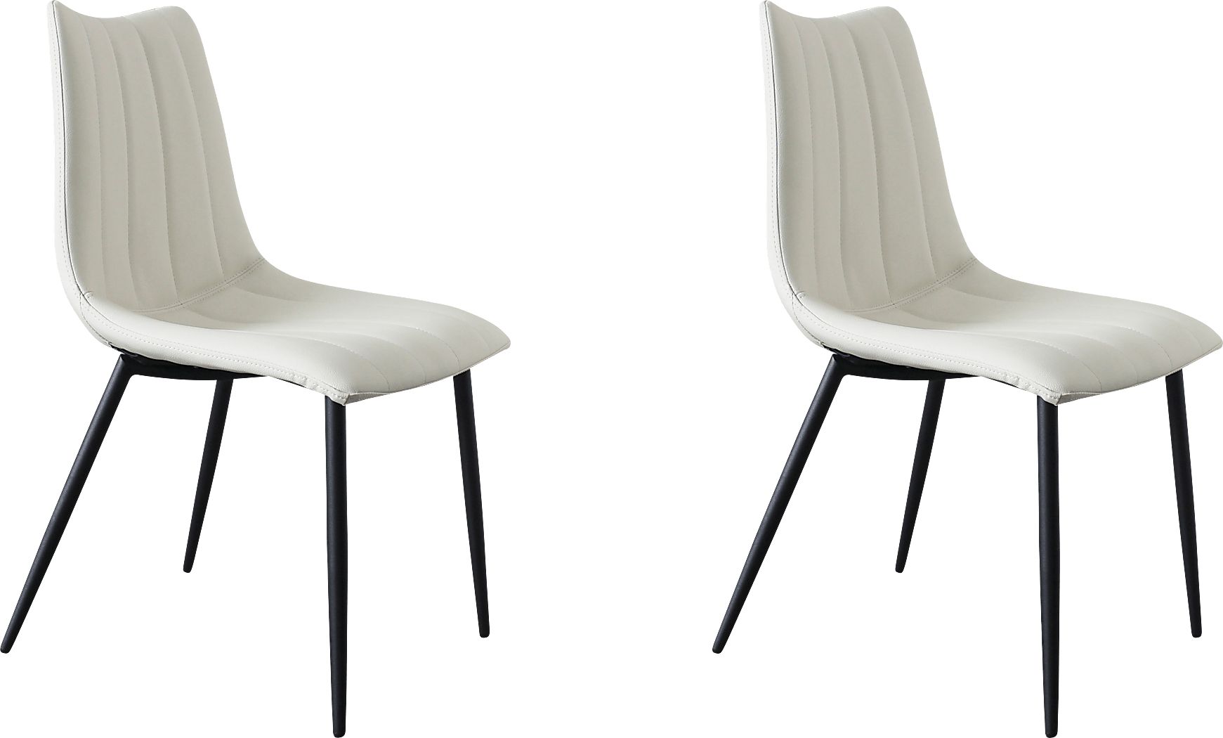 Tenton White Side Chair, Set of 2