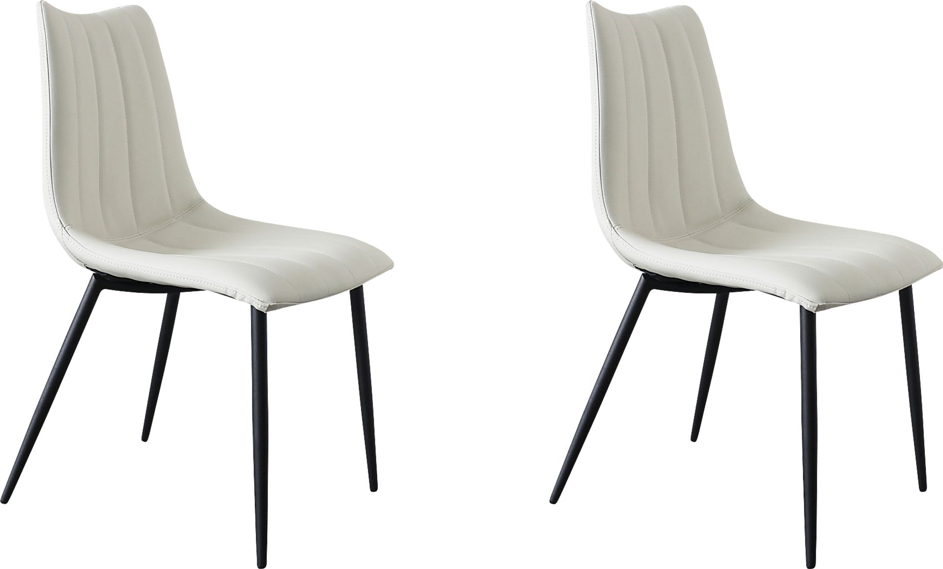 Tenton White Side Chair, Set of 2 - Image 1