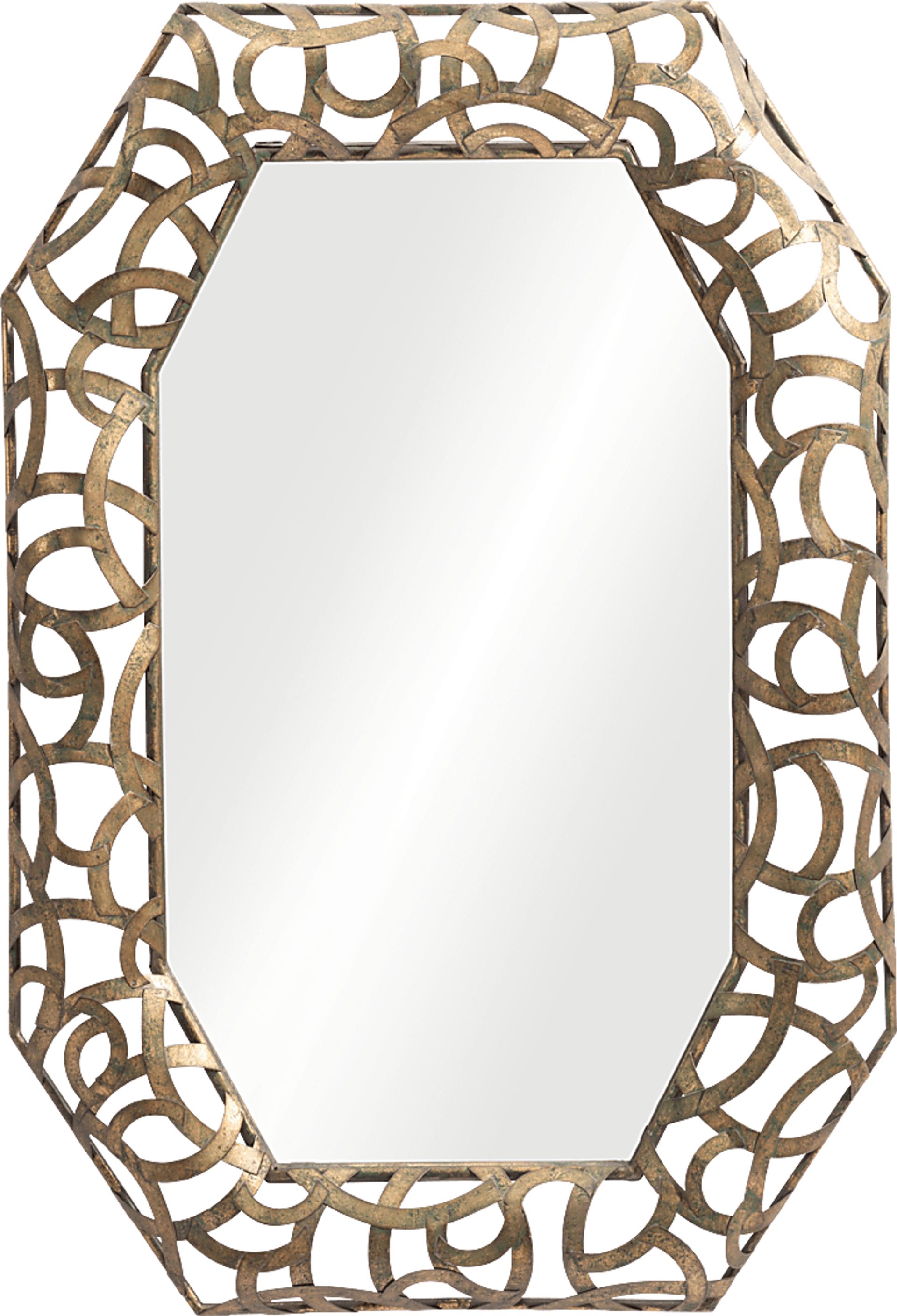 Tequesta Gold Mirror - Image 1
