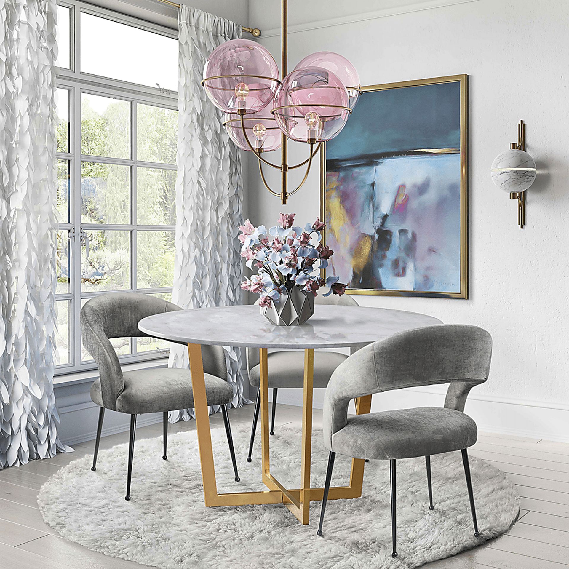 Teracalie II Gray Dining Chair - Image 6