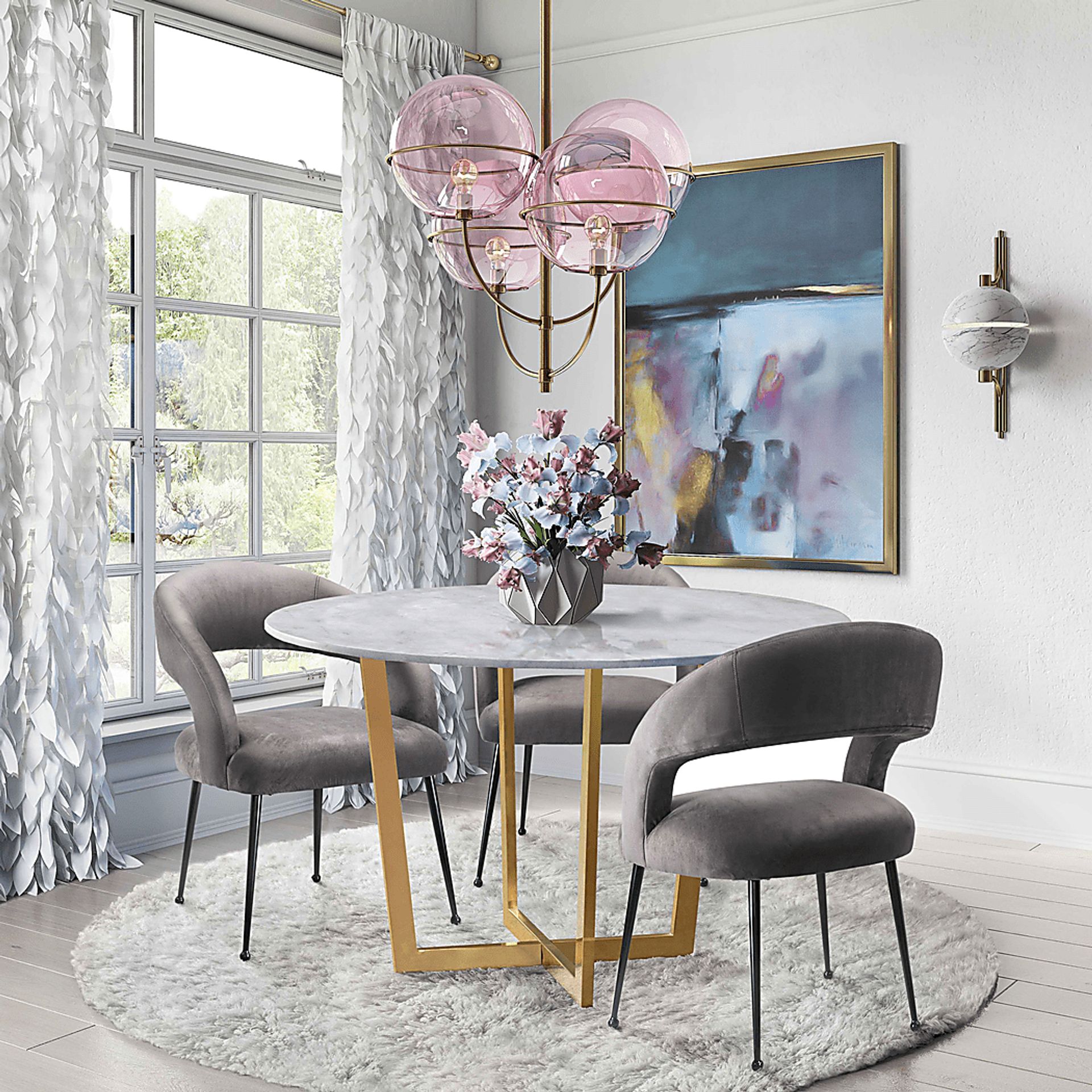 Teracalie III Gray Dining Chair - Image 6