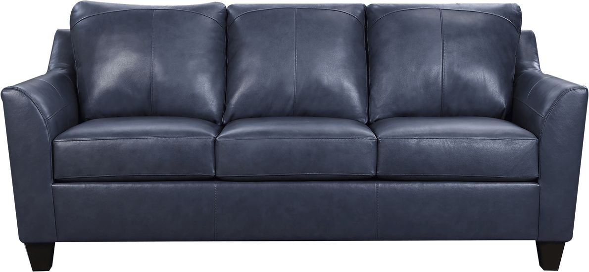 rooms to go teramo leather sofa