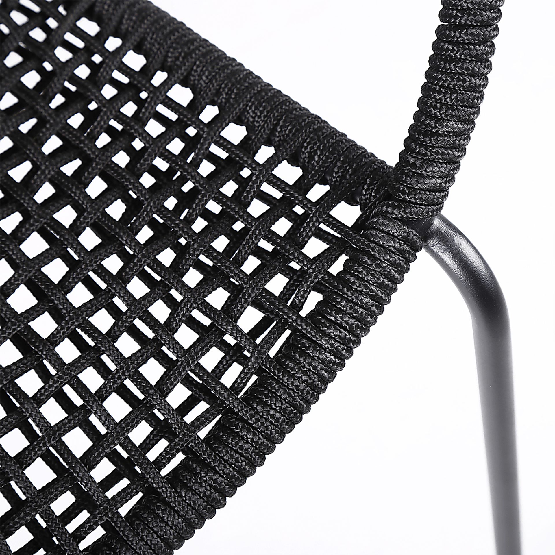 Terela Black Outdoor Arm Chair, Set of 2 - Image 7