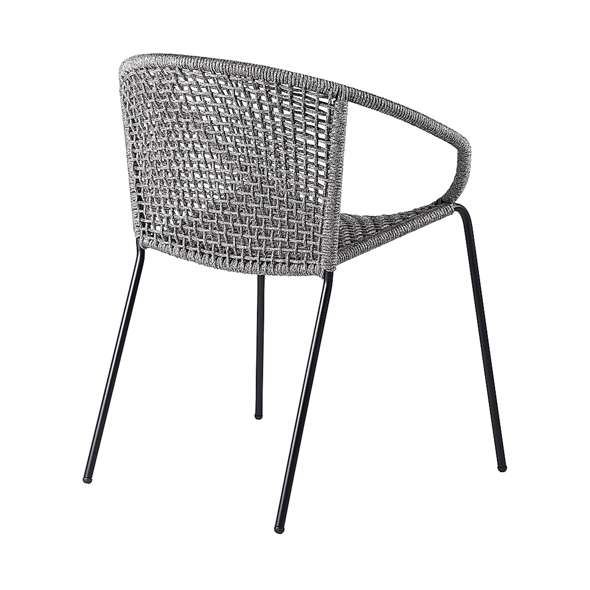 Terela Gray Outdoor Arm Chair, Set of 2 - Image 3