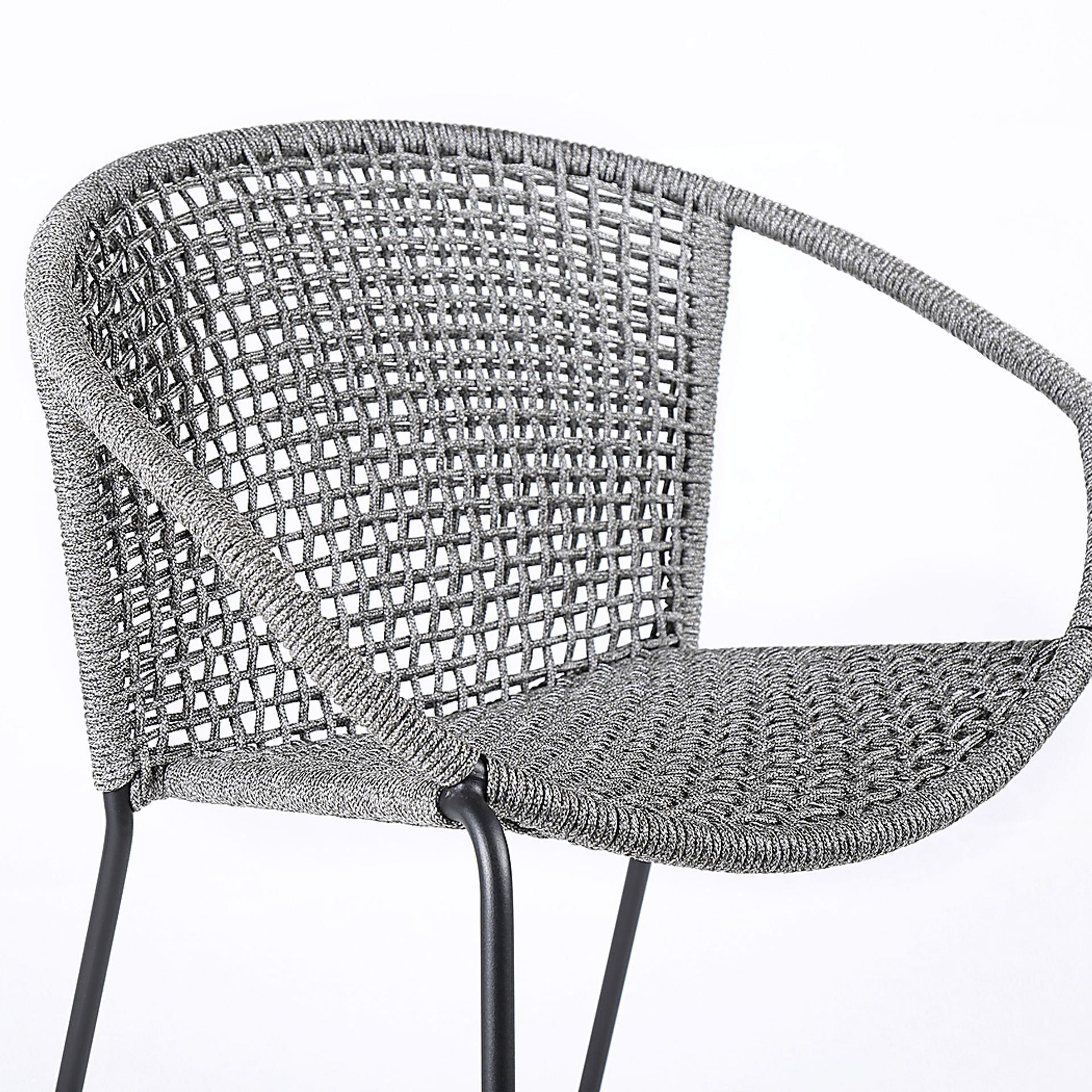 Terela Gray Outdoor Arm Chair, Set of 2 - Image 5