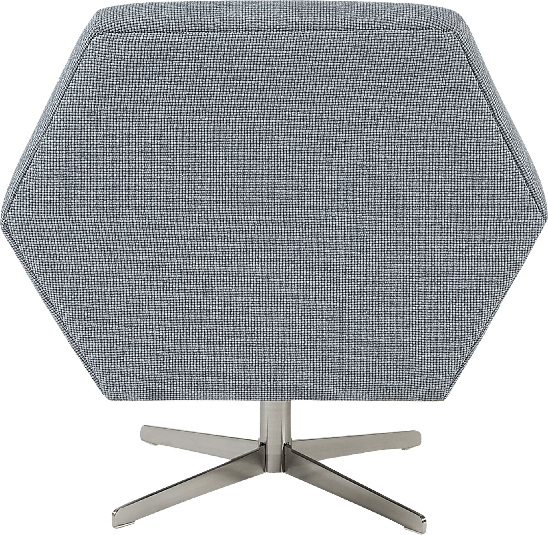 Teresina Blue Accent Swivel Chair - Image 4