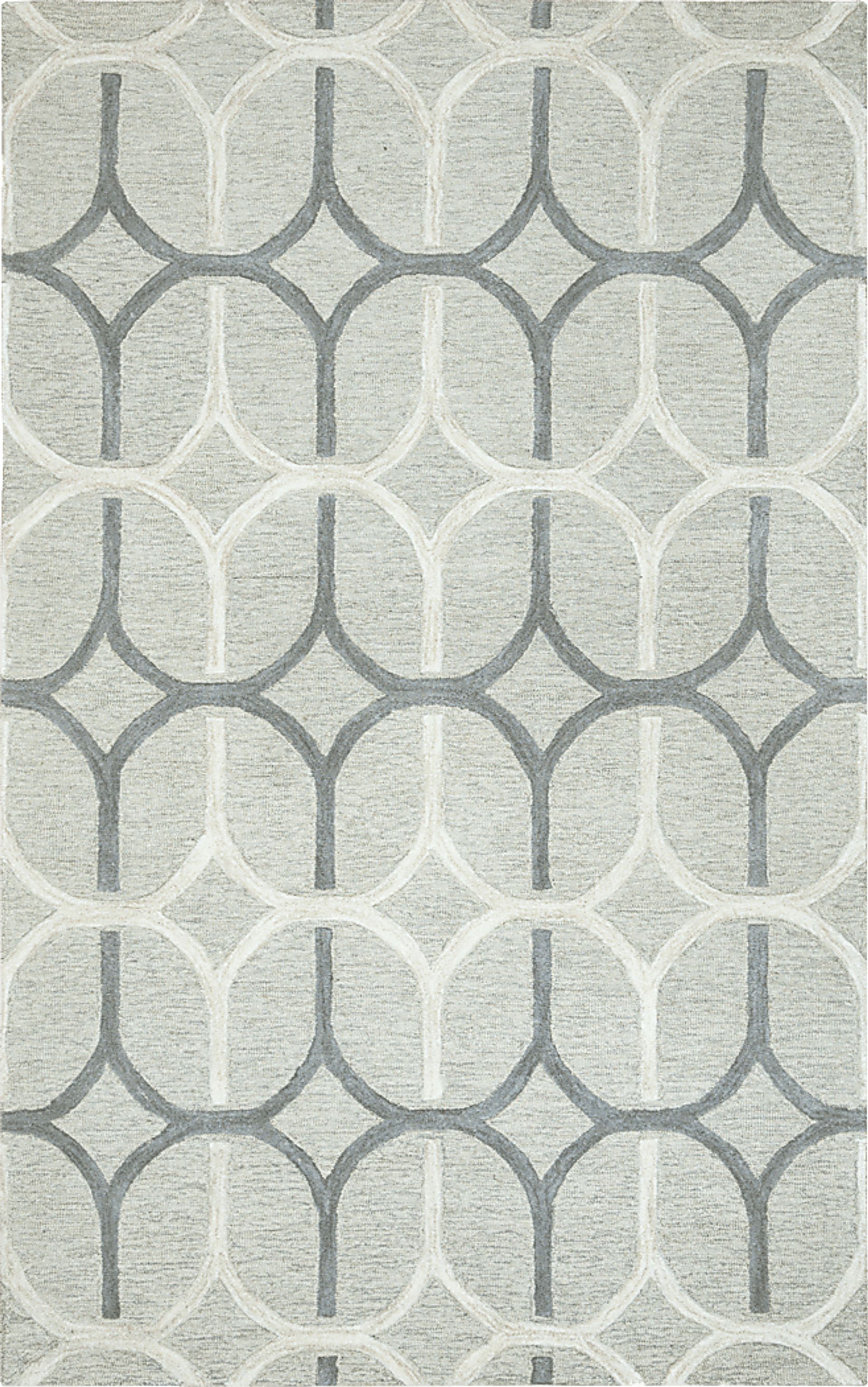 Terika Gray 8' x 10' Rug - Image 1