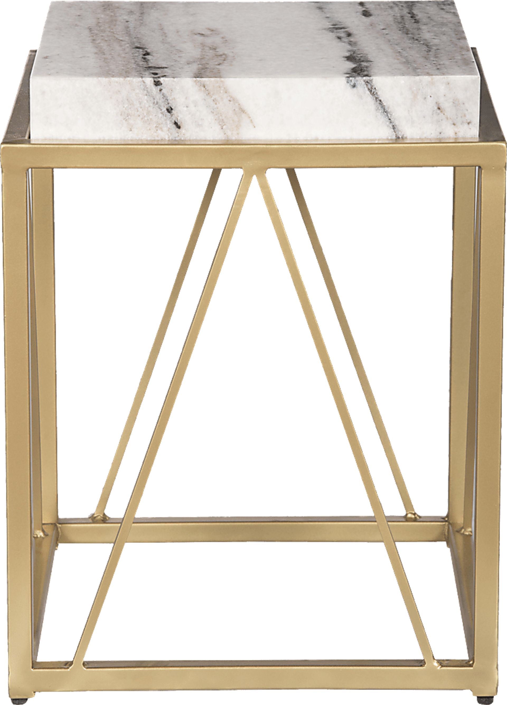 Ternian Gold Accent Table - Image 2