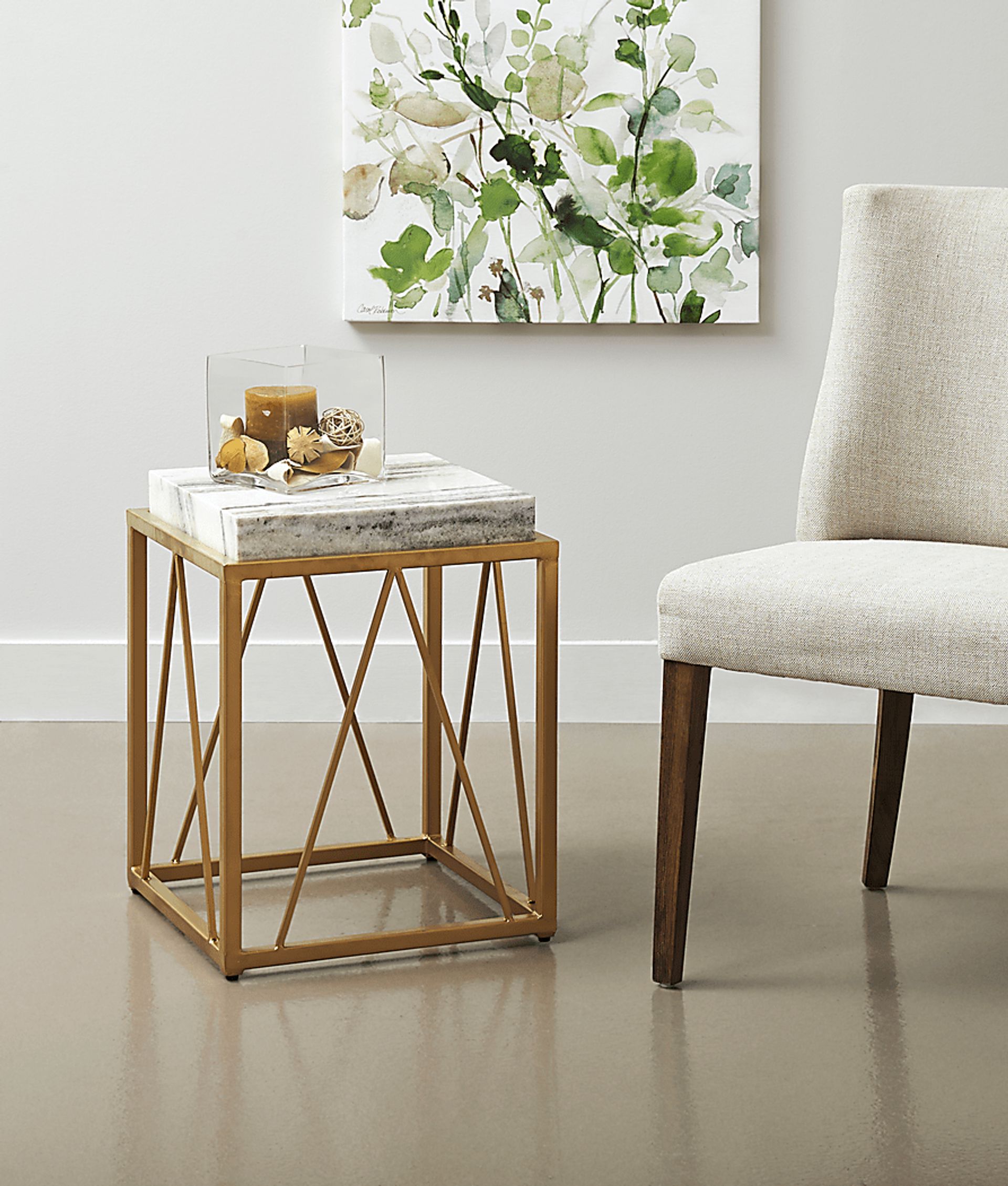 Ternian Gold Accent Table - Image 3