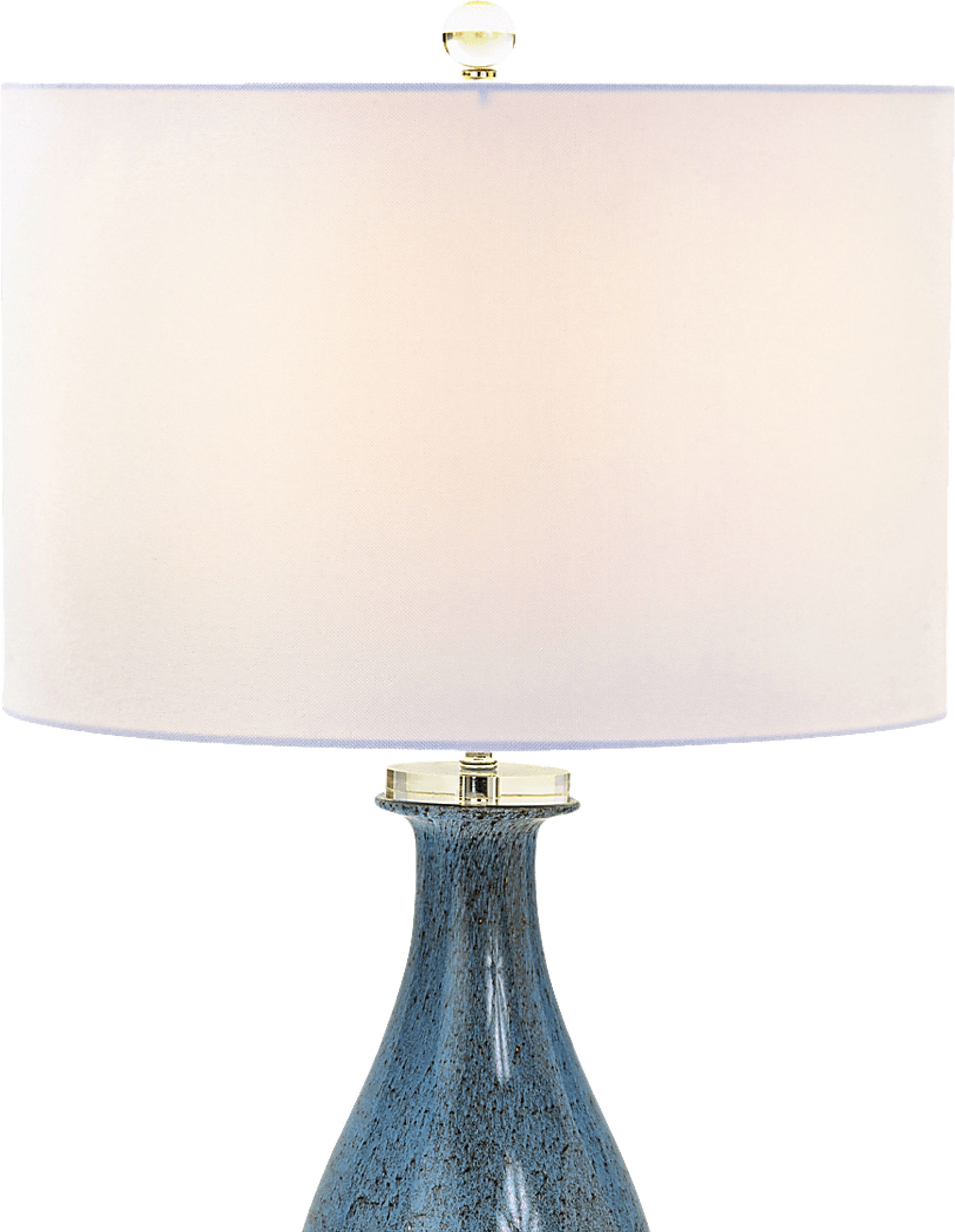 Terra Lake Blue Table Lamps, Set of 2 - Image 2
