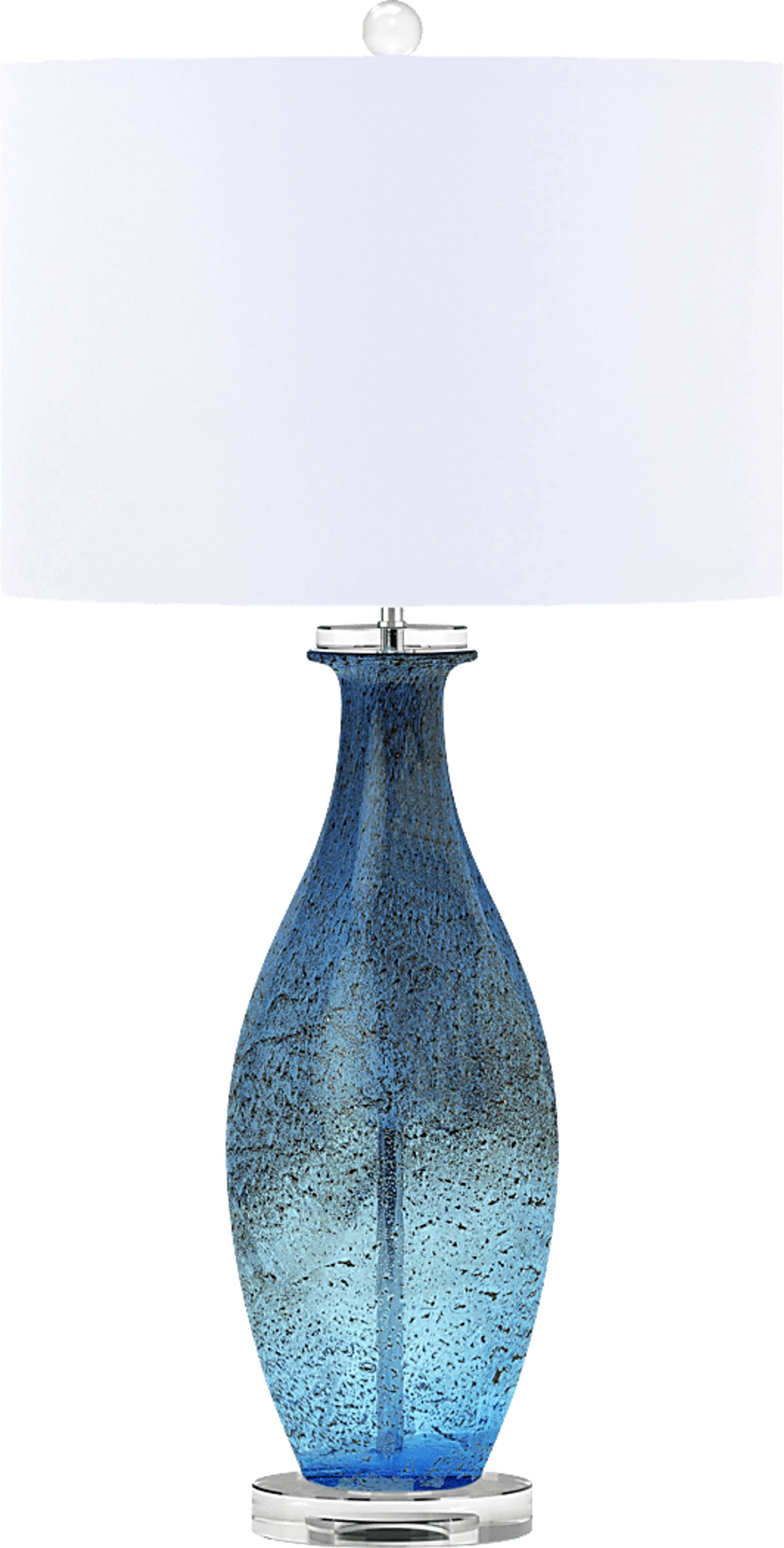 Terra Lake Blue Table Lamps, Set of 2 - Image 5