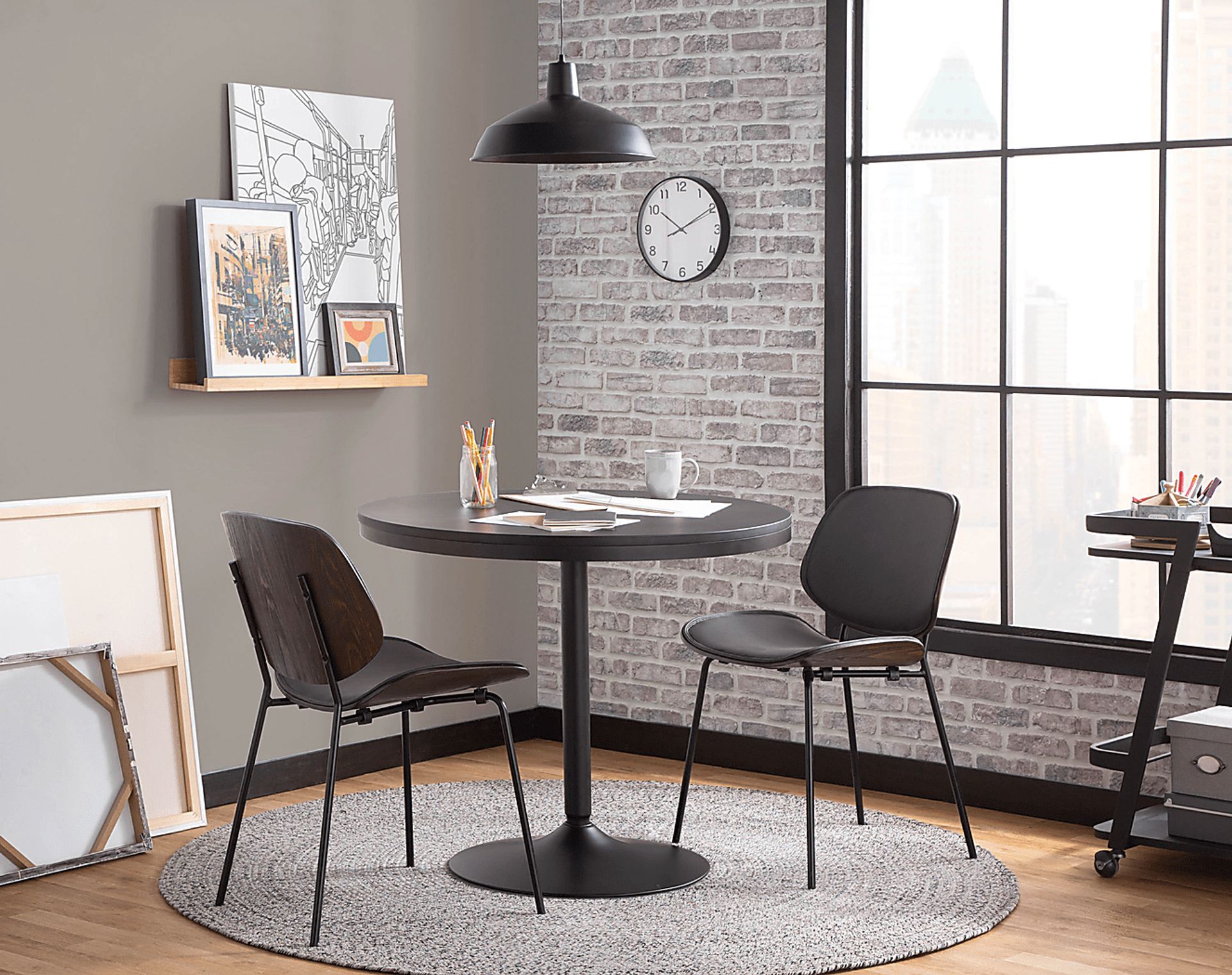Terrabrok Gray Dining Chair - Image 9