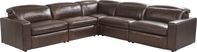 Terralinia 8 Pc Leather Dual Power Reclining Sectional Living Room
