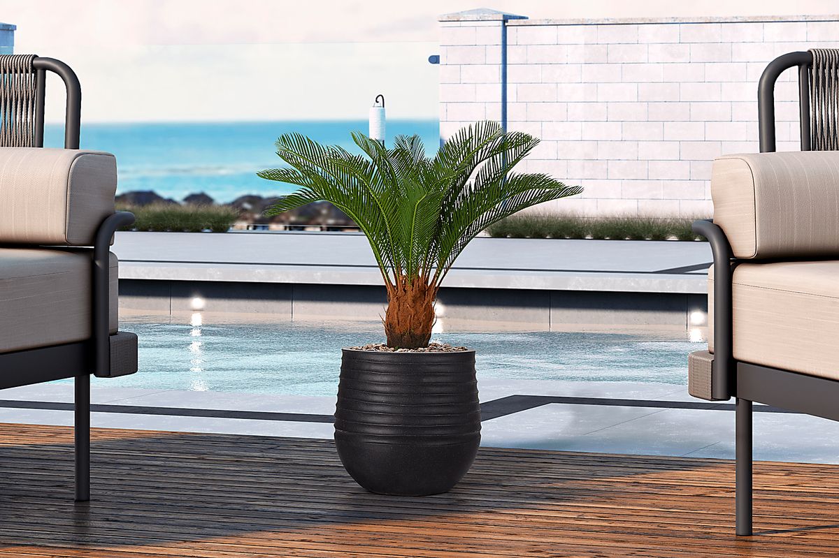 Terralis Green Colors Black Outdoor Planter | Rooms to Go