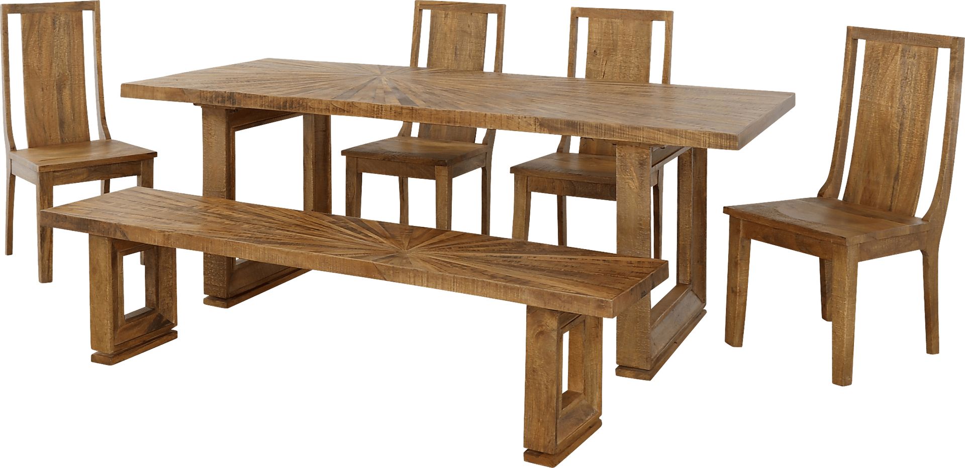 Terrapine Brown Dining Table - Image 7