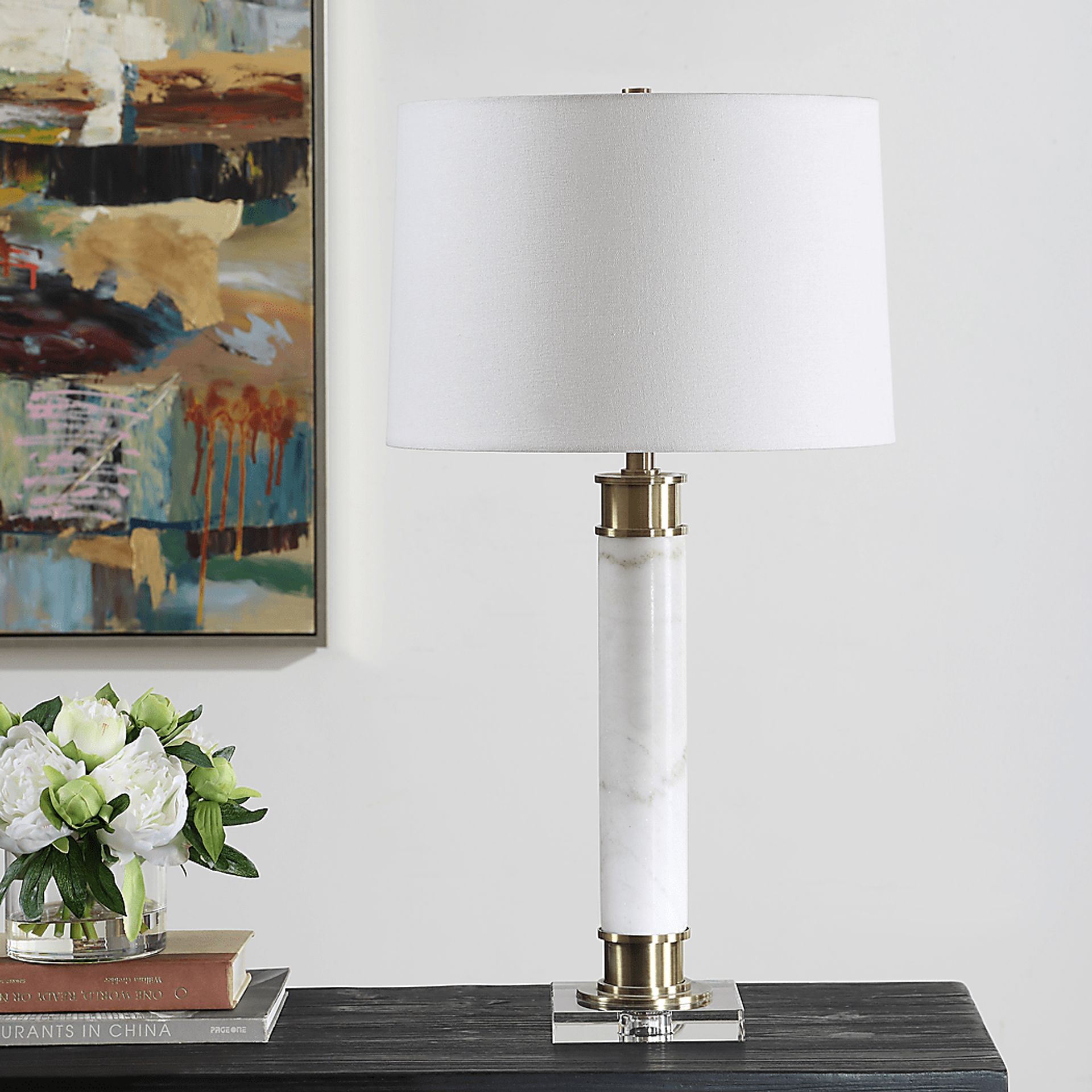 Terrell Isle White Lamp - Image 2