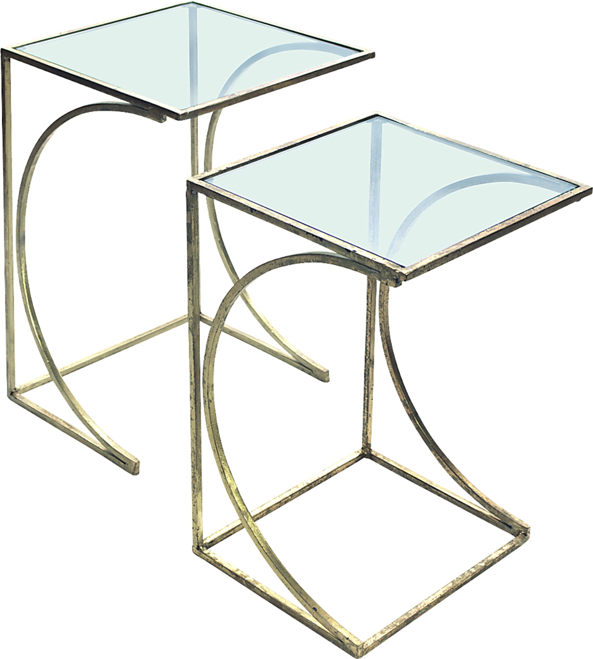 Terrybrook Silver Set of 2 Nesting Tables - Image 1