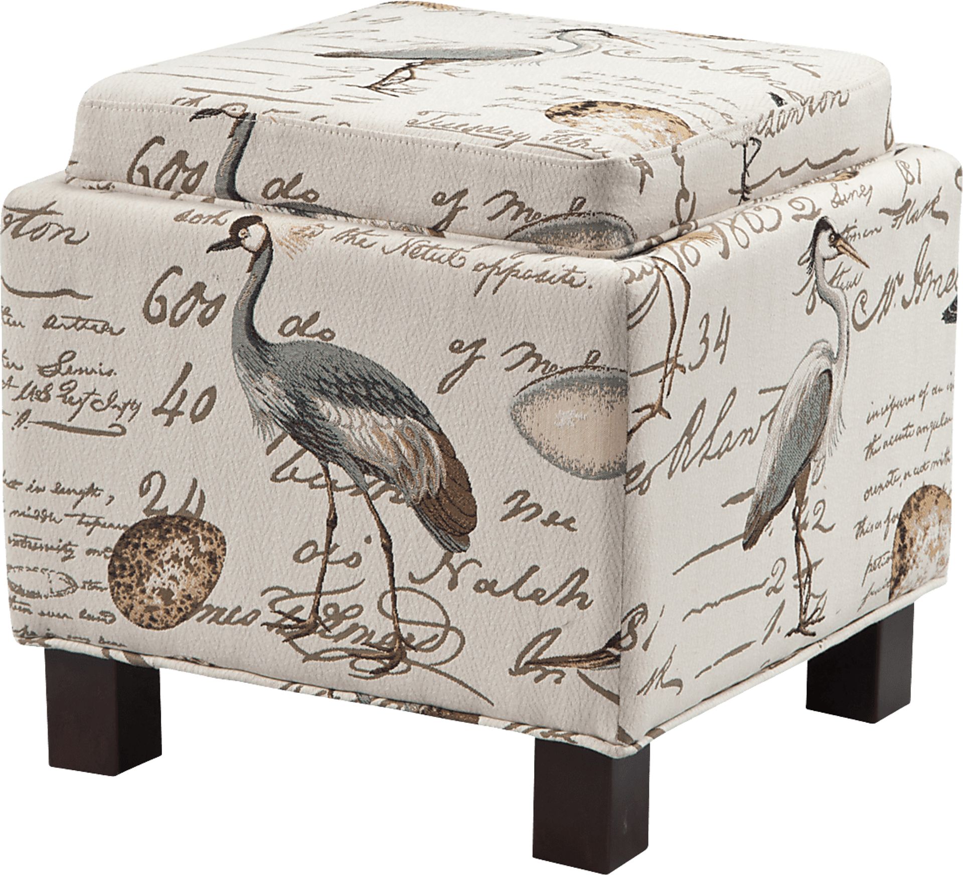 Terwilliger Red Polyester Fabric Ottoman | Rooms to Go