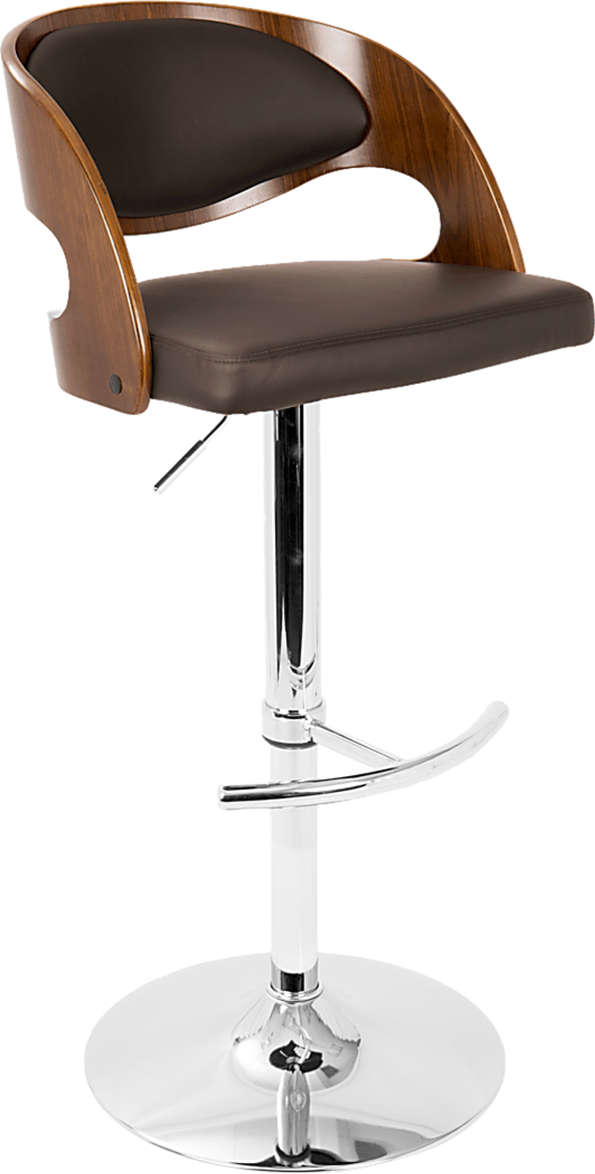 Tescord Brown Adjustable Barstool, Set of 2 - Image 5