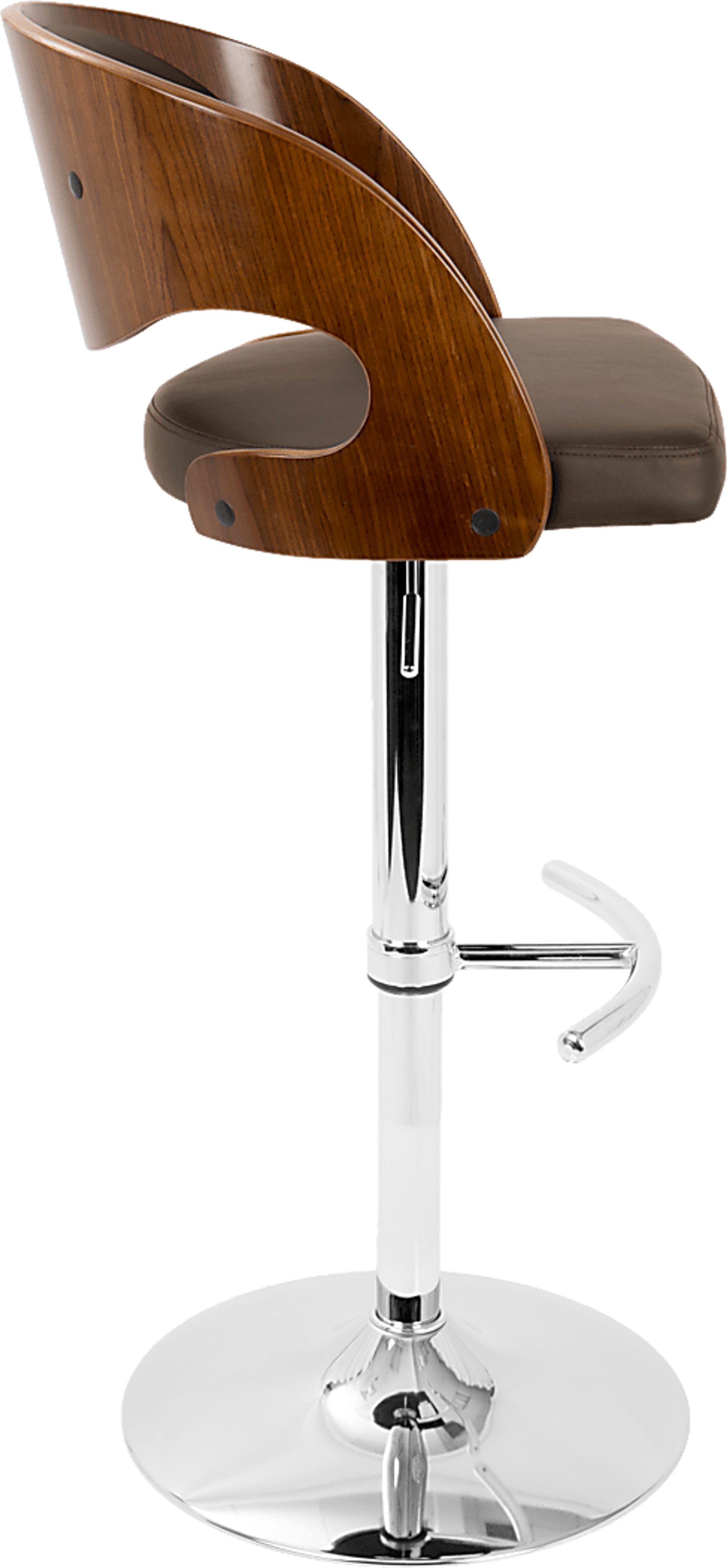 Tescord Brown Adjustable Barstool, Set of 2 - Image 6