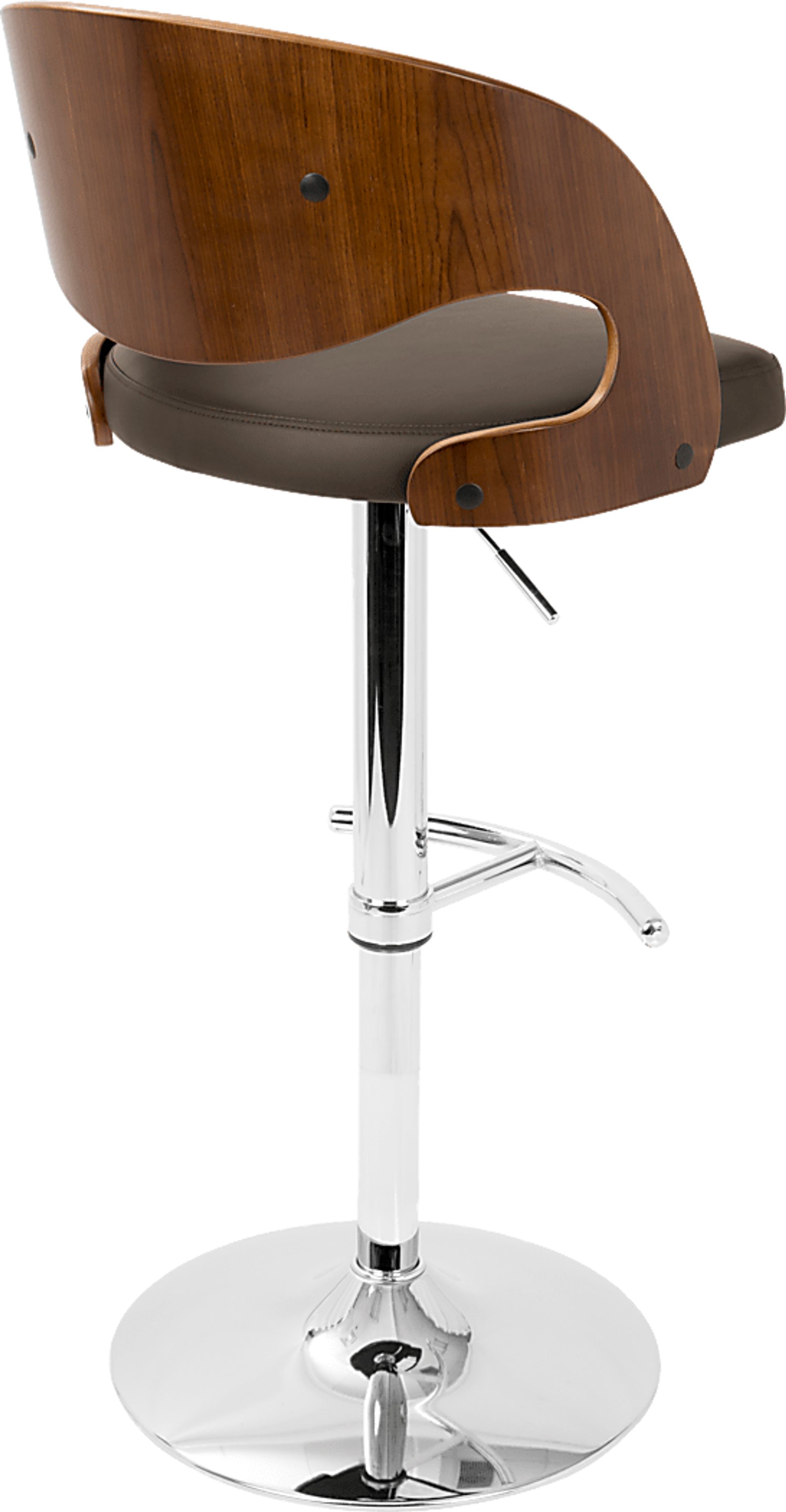 Tescord Brown Adjustable Barstool, Set of 2 - Image 7