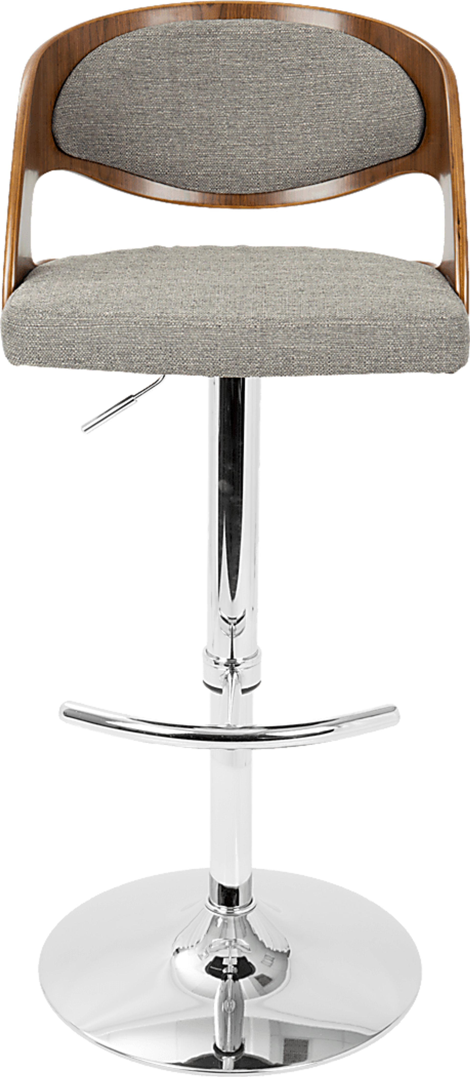 Tescord Gray Adjustable Barstool, Set of 2 - Image 5