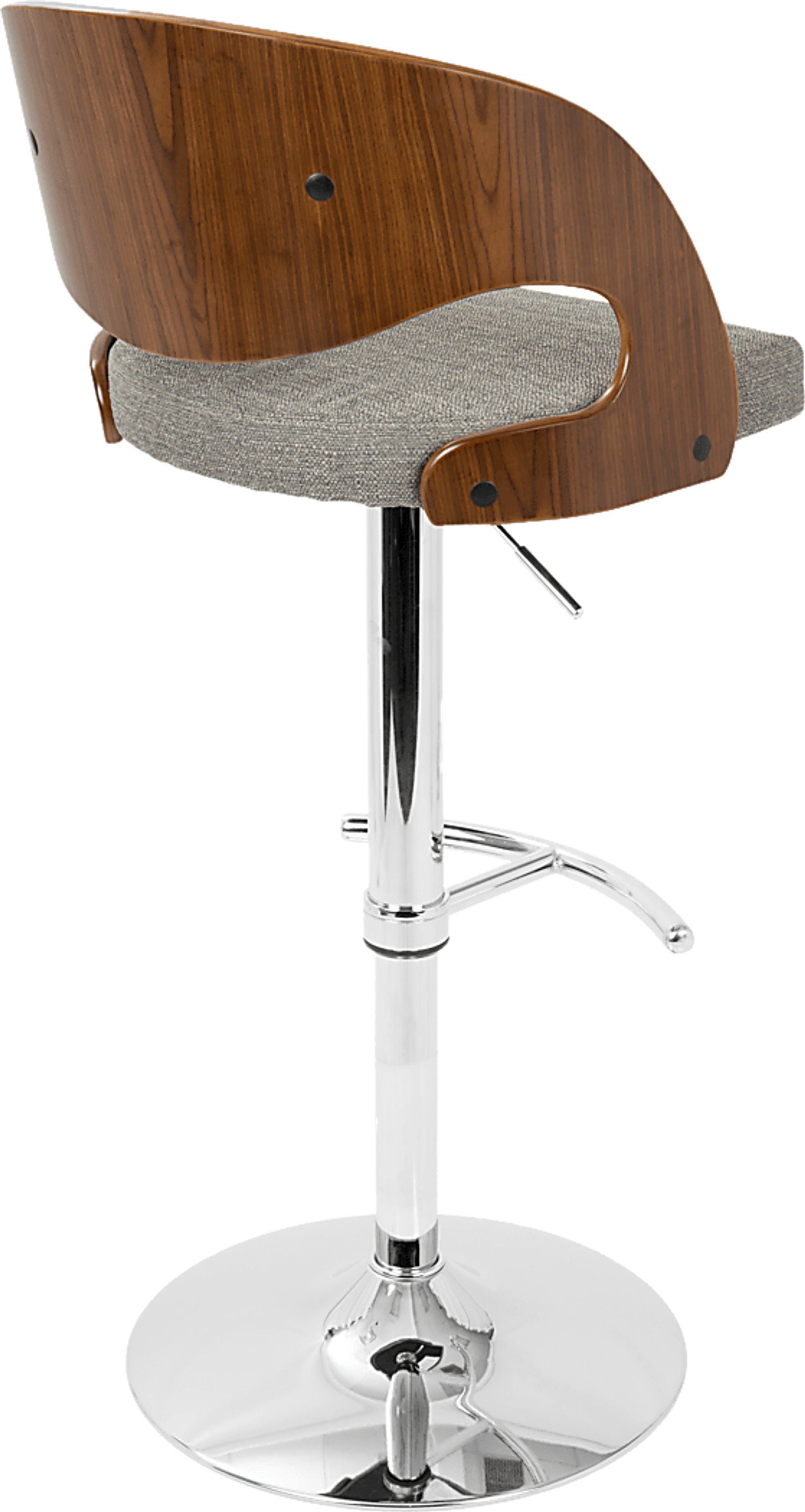 Tescord Gray Adjustable Barstool, Set of 2 - Image 9