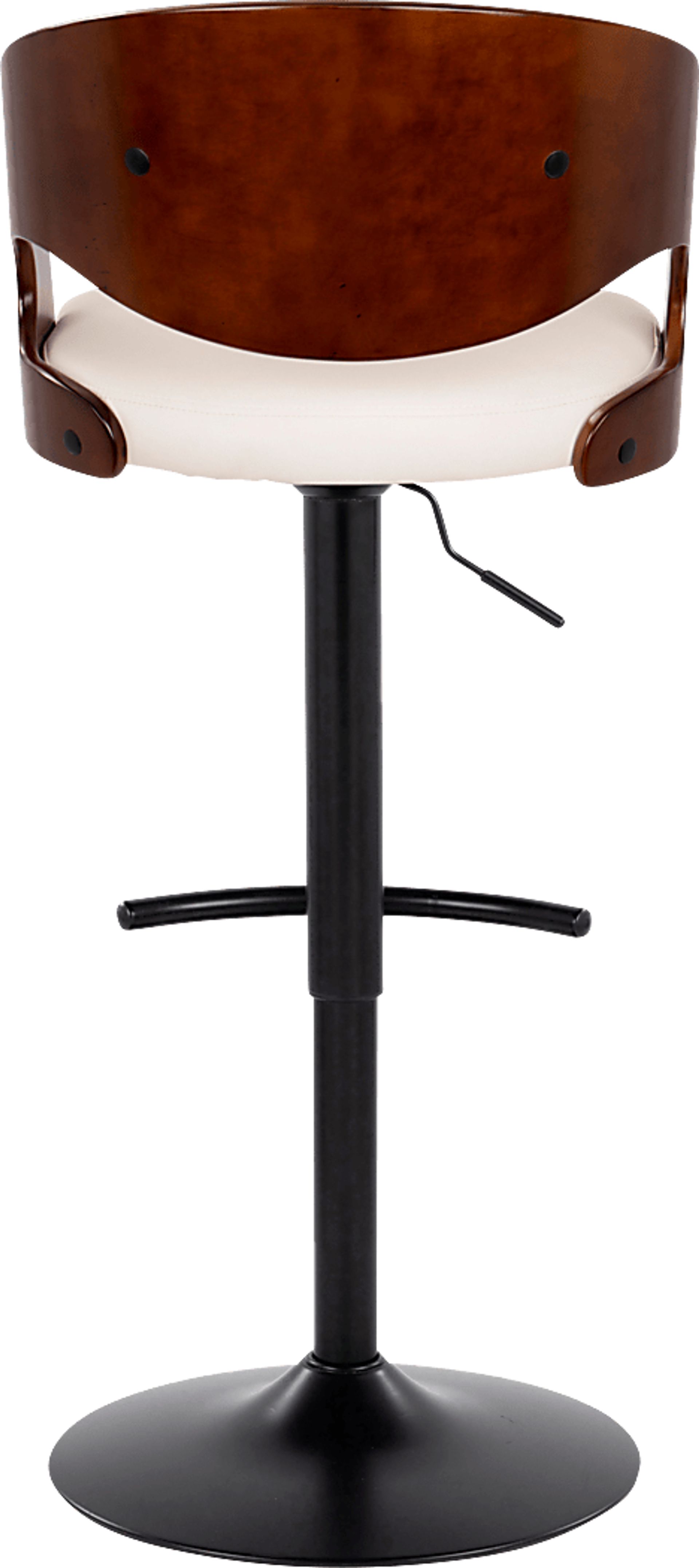 Tescord III White Adjustable Barstool, Set of 2 - Image 7