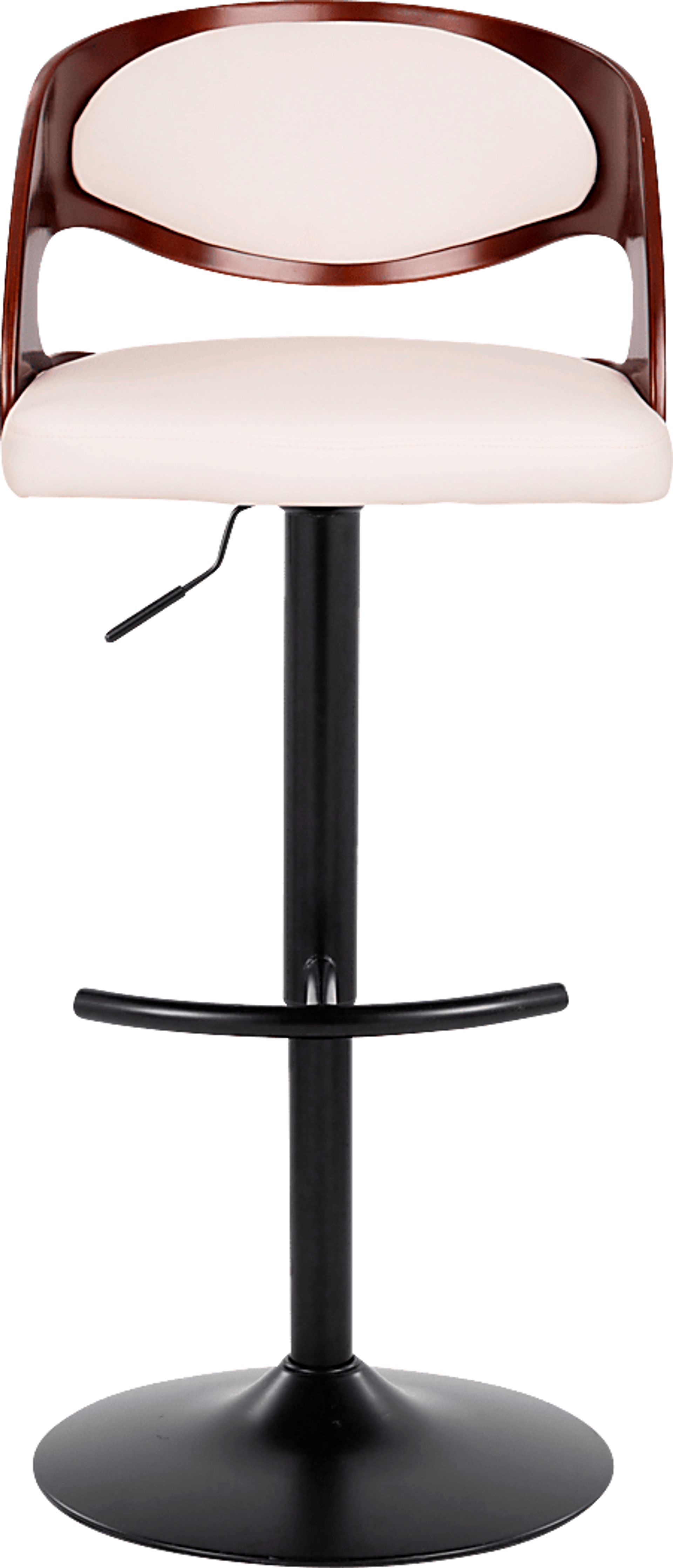 Tescord III White Adjustable Barstool, Set of 2 - Image 8