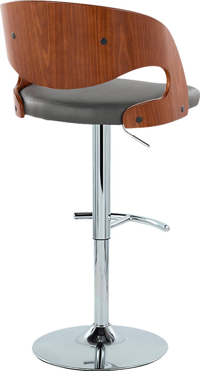 Tescord IV Gray Adjustable Barstool, Set of 2 - Thumbnail - Image 6
