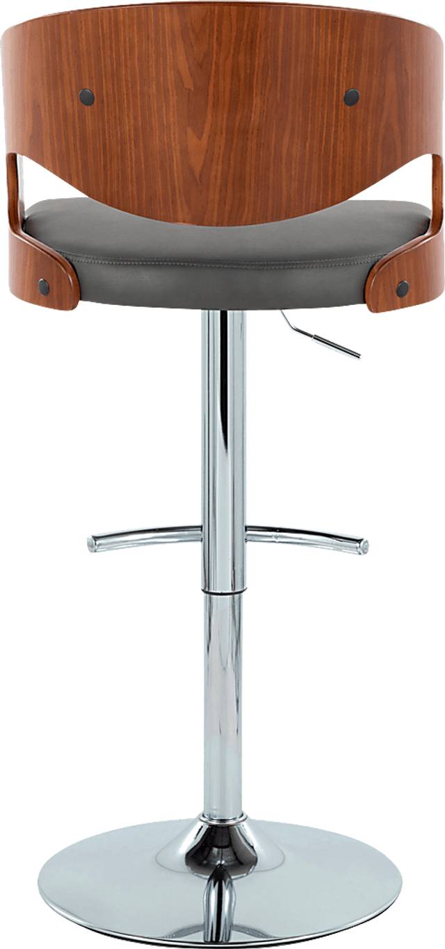 Tescord IV Gray Adjustable Barstool, Set of 2 - Thumbnail - Image 7